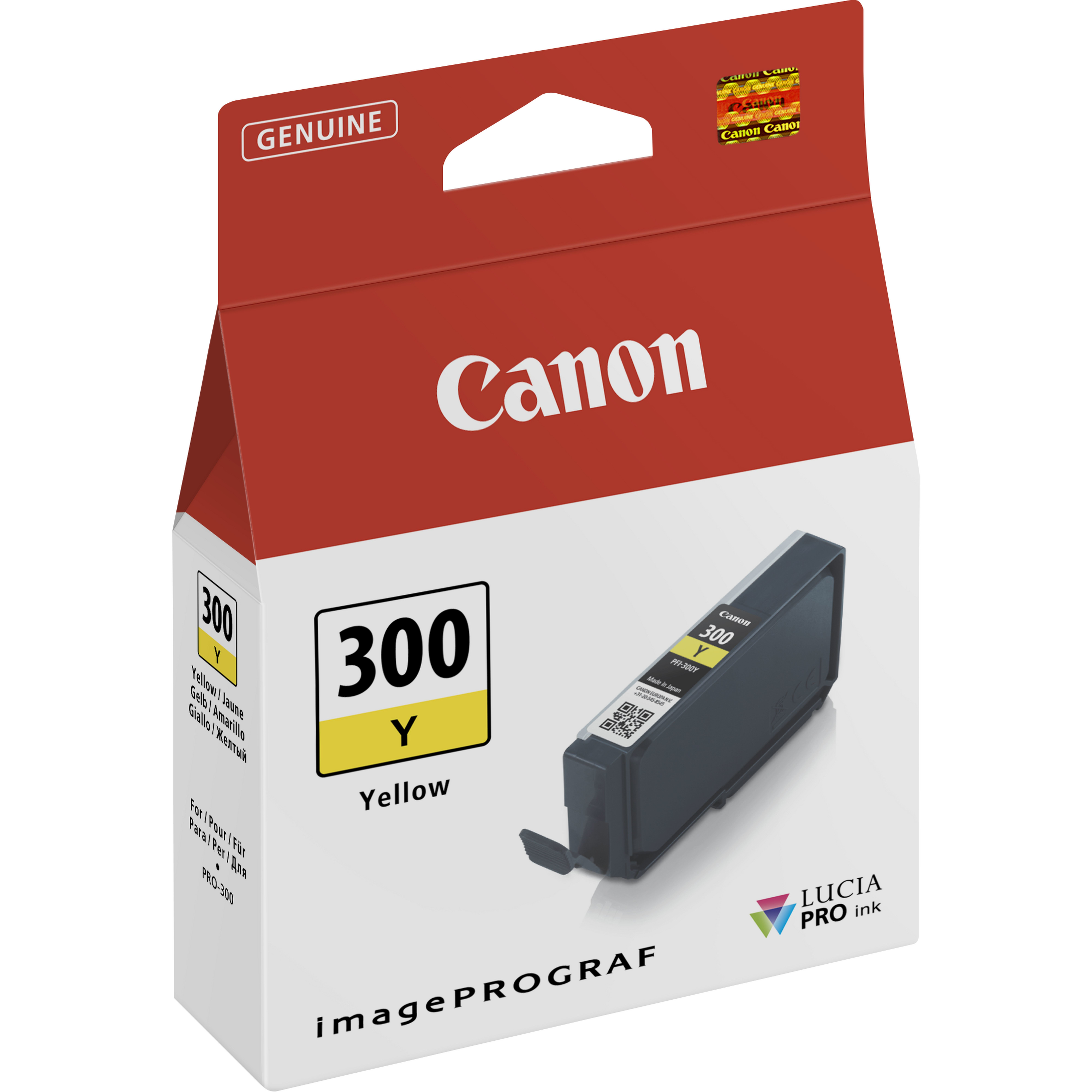CANON PFI-300 Y Yellow ink tank for imagePROGRAF PRO-300