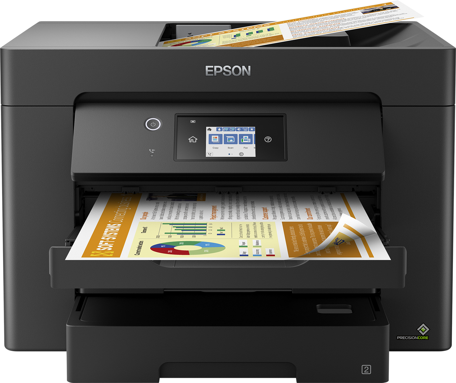 Epson WorkForce WF-7830DTWF WorkForce WF-7830DTWF,  Inkjet, Colour printing, 4800 x 2400 DPI, Colour scanning, A3, Black