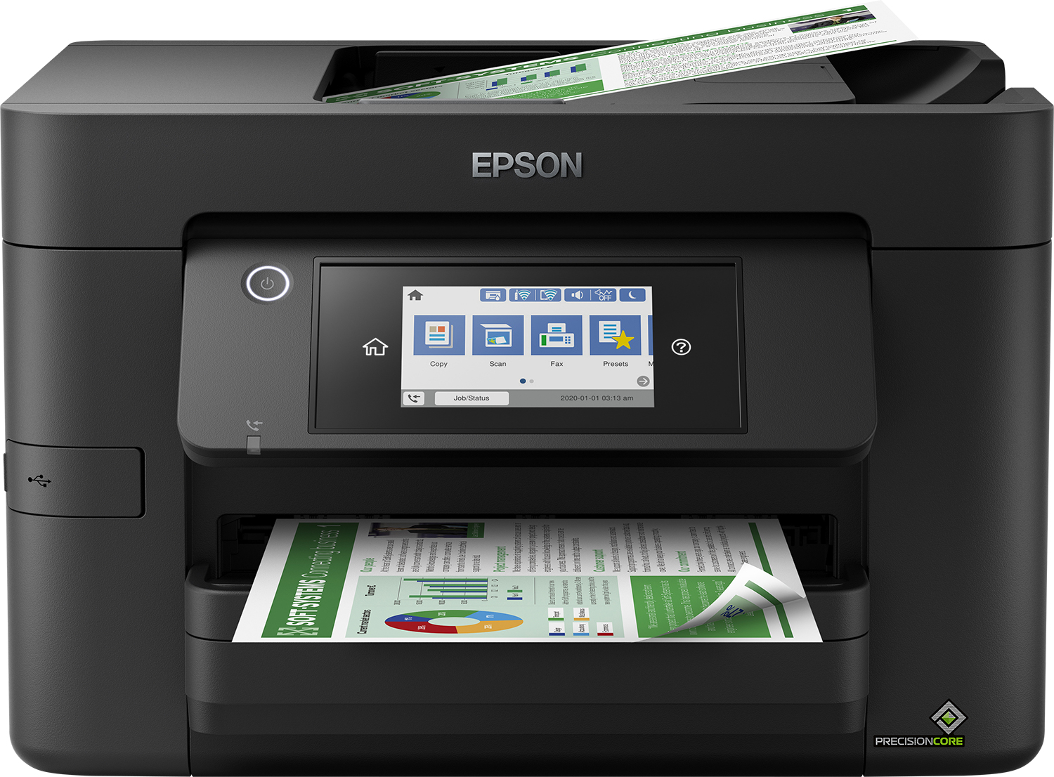 Epson WorkForce Pro WF-4825DWF WorkForce Pro WF-4825DWF,  Inkjet, Colour printing, 4800 x 2400 DPI, Colour scanning, A4, Black