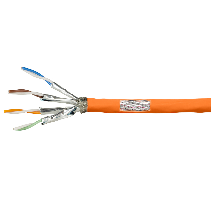 Cat.7 1000 MHz Installation Cable 23 AWG S/FTP 50m, orange