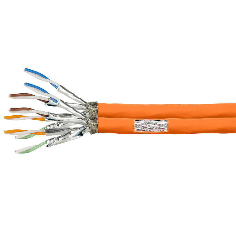 Logilink Cat.7 1000 MHz Installation Cable 23 AWG S/FTP, 50m duplex, orange