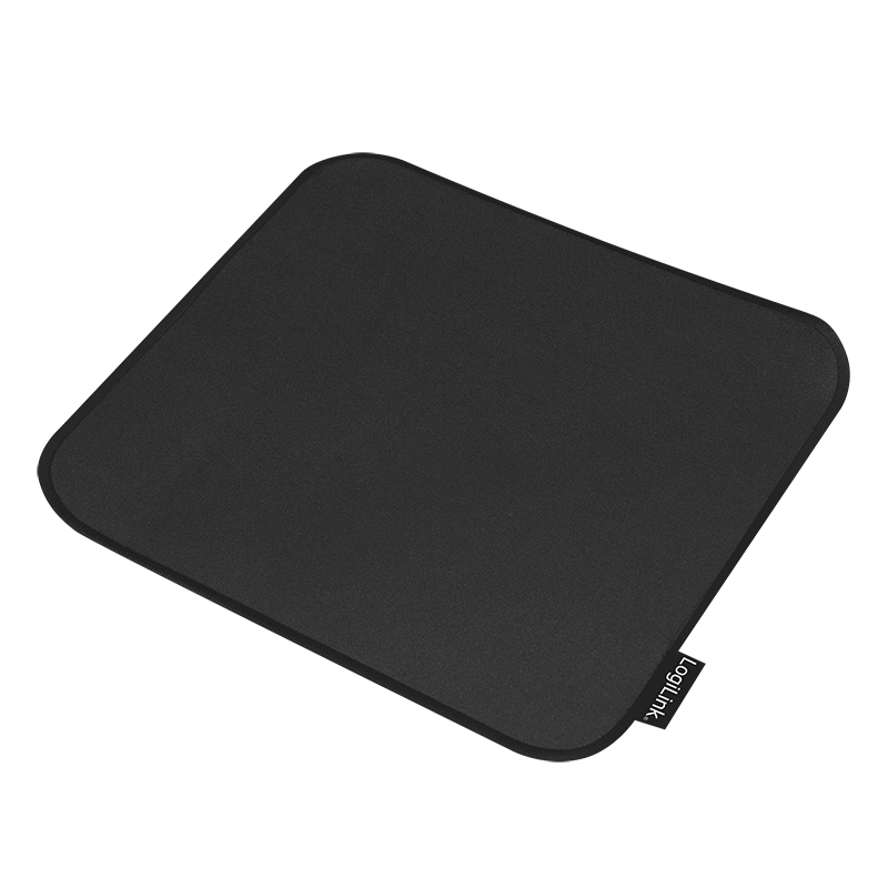 LogiLink Mouse Pad, Gaming, stiched  edge, 220x250x2mm, black