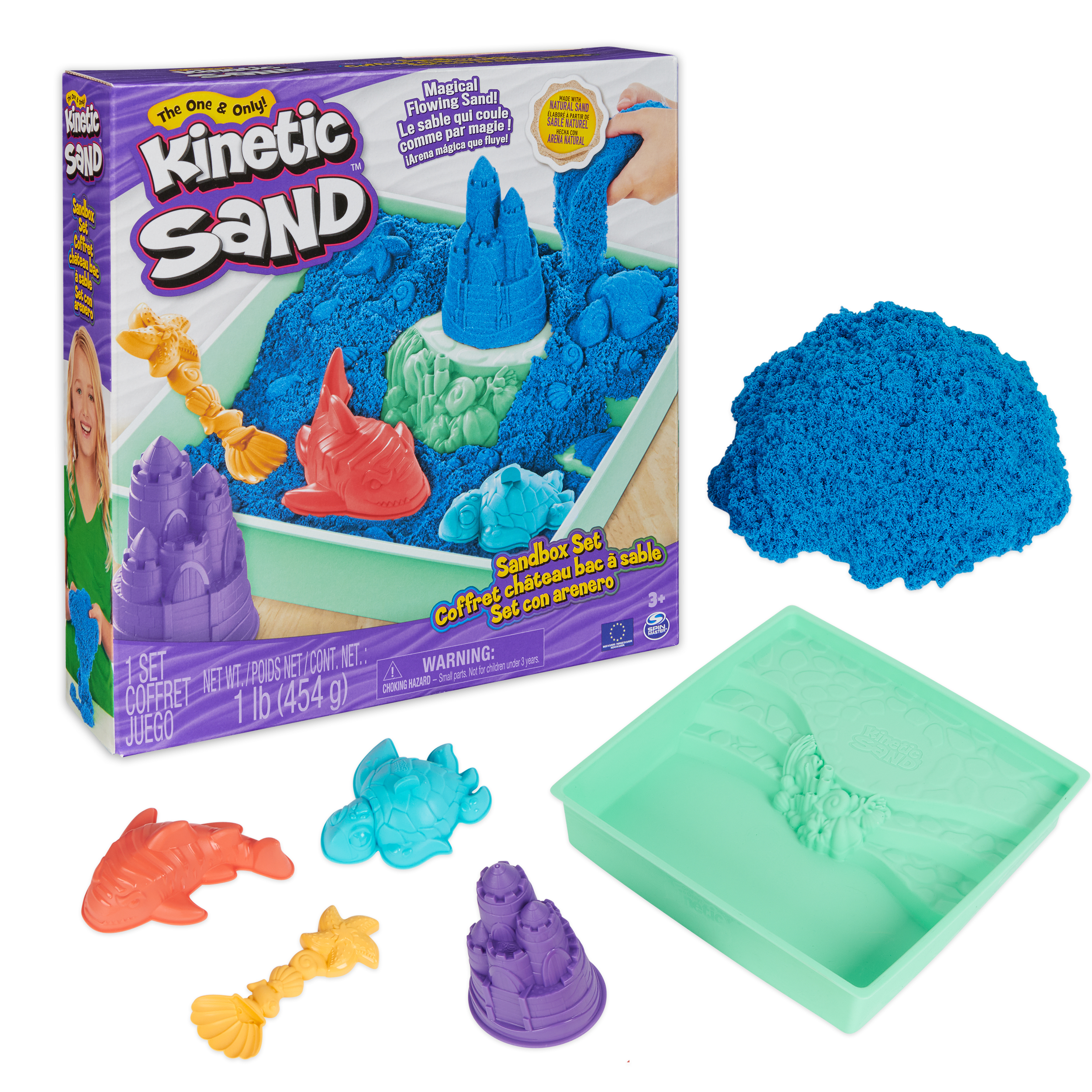 Kinetic Sand KNS ACK Sandbox Set V2 Bl