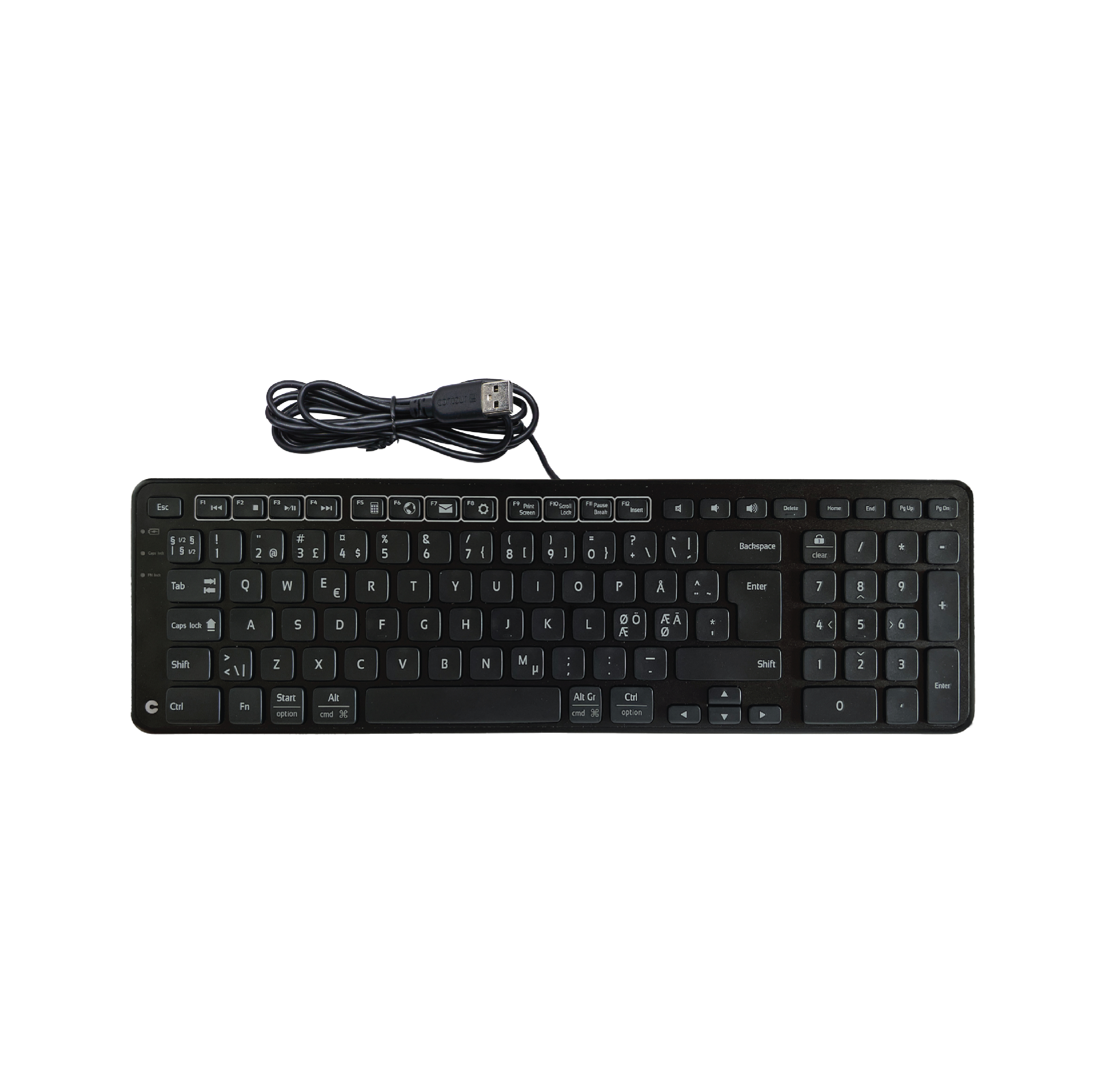 Contour Balance Tastatur Kablet Pan Nordic