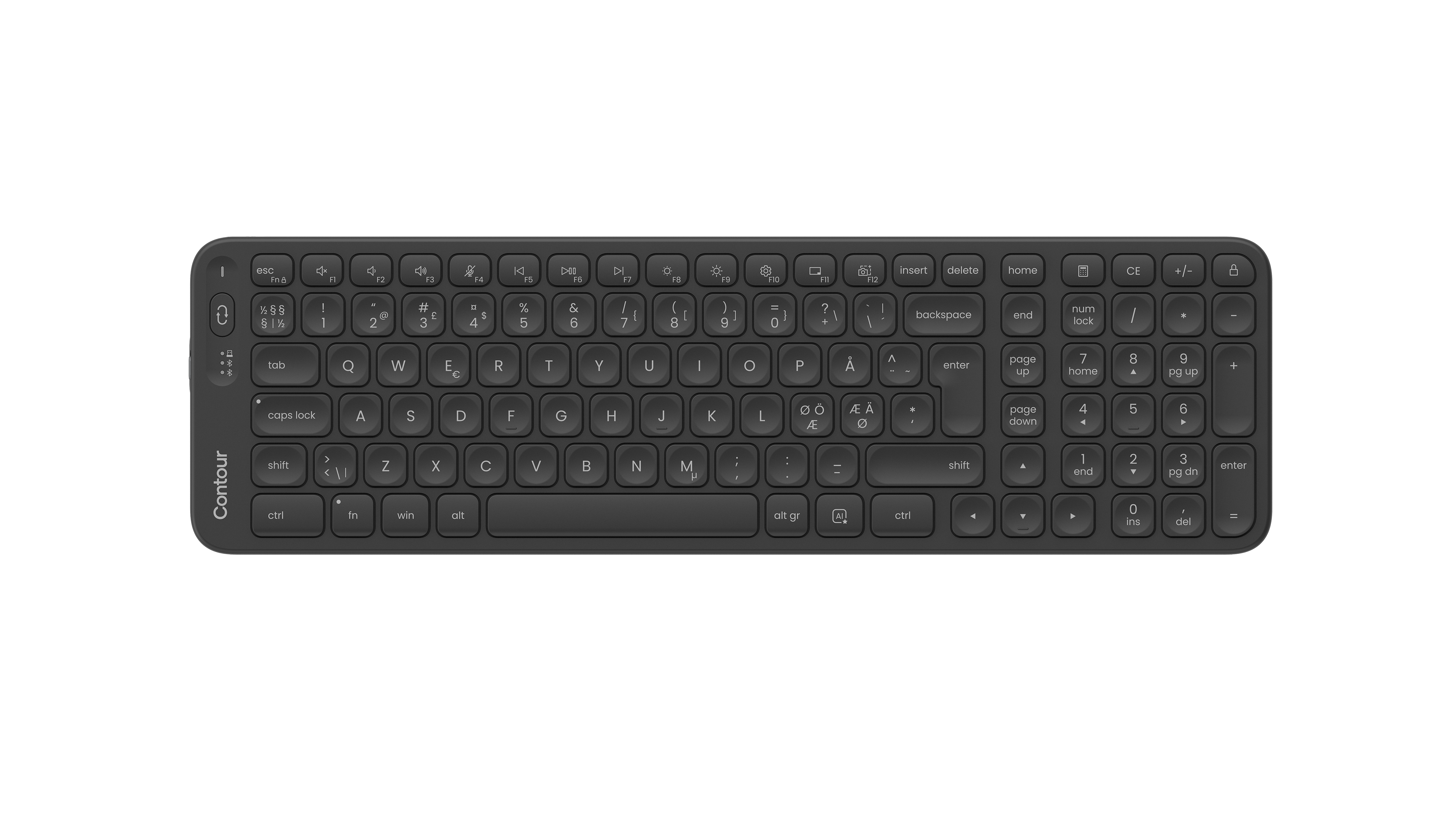 Contour Balance Tastatur Saks Trådløs Pan Nordic