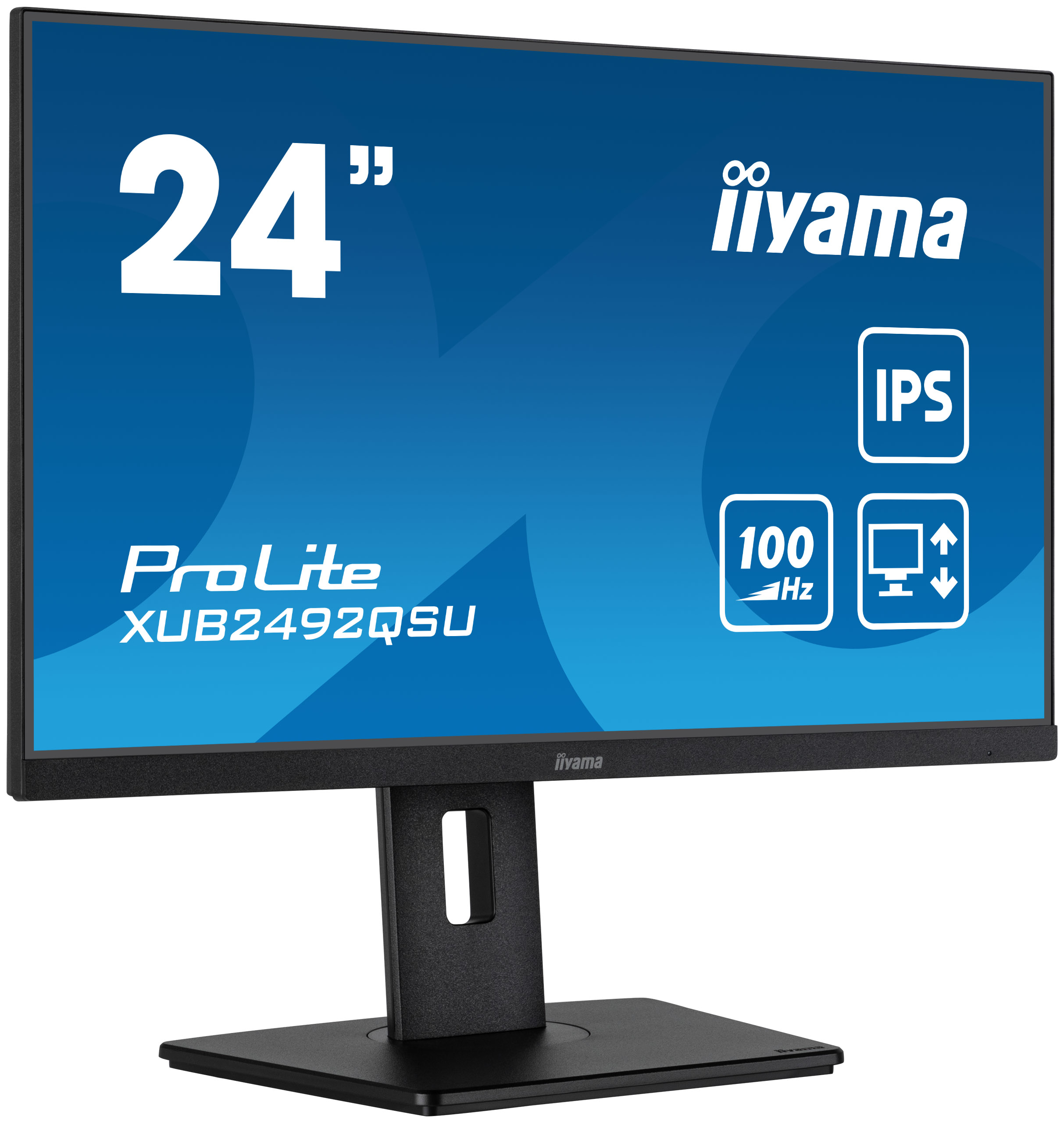 iiyama ProLite XUB2492QSU-B1 24 IPS 2560 x 1440 (2K) HDMI DisplayPort 100Hz