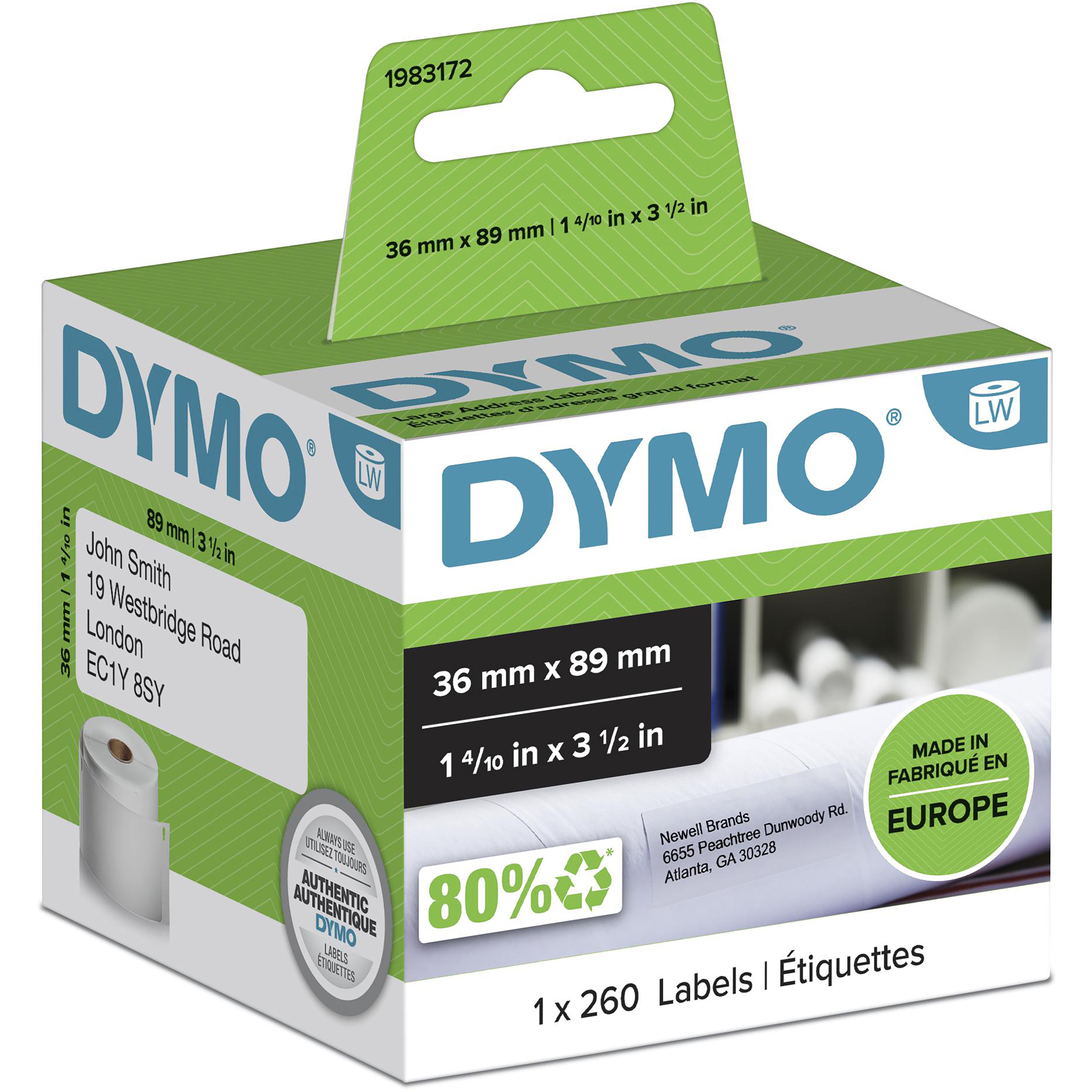DYMO LabelWriter Large - adresseetiket
