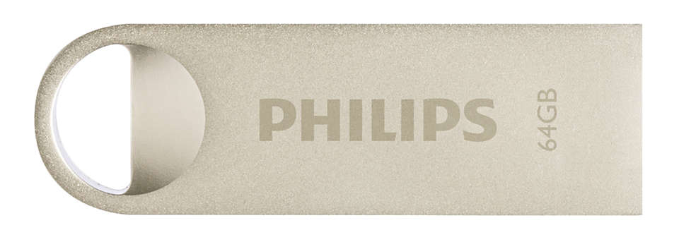 STICK Philips USB 2.0 64GB Moon Vintage Silver