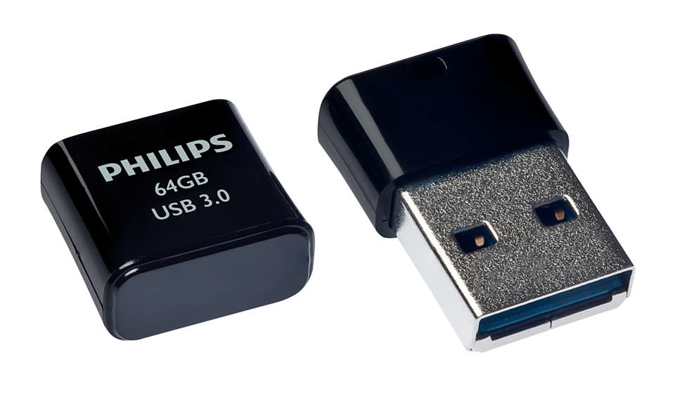 Philips FM64FD90B Pico Edition 3.0 64GB USB 3.0 USB stick Sort