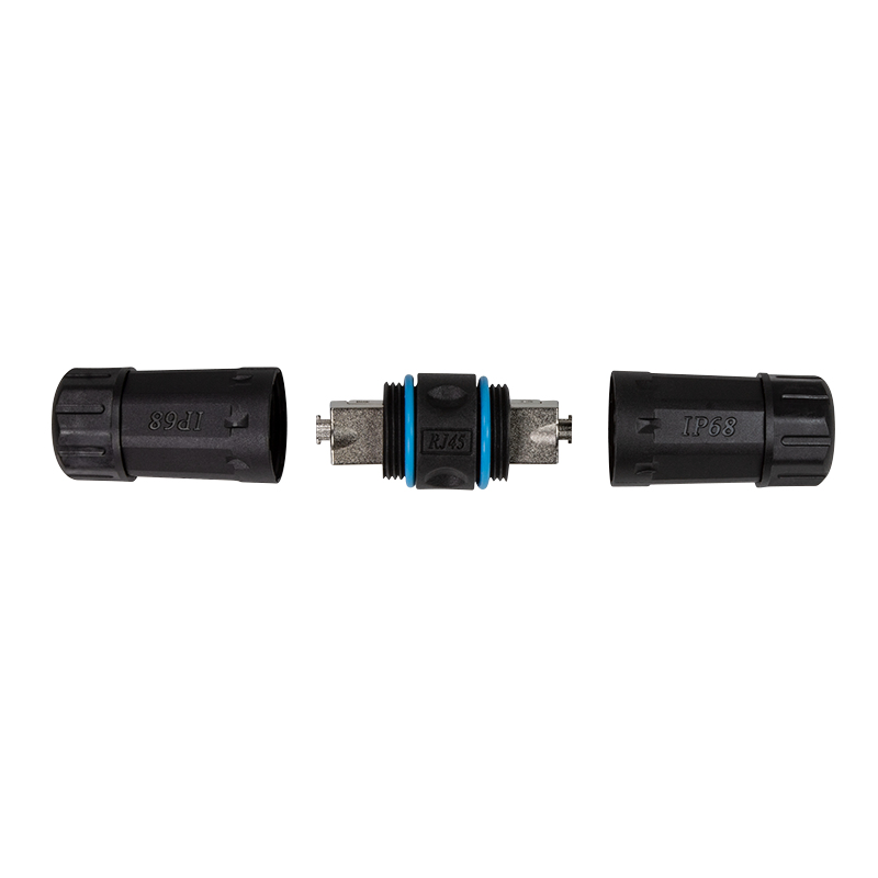 Outdoor Cat.6/6A/7 Cable Extender for IDC, IP68, 4.5 - 7.5 mm