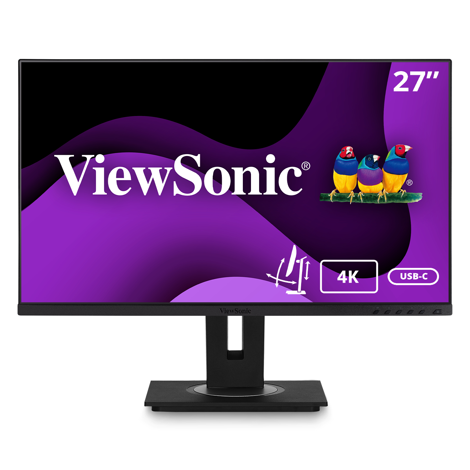 ViewSonic VG2756-4K 27 IPS 3840 x 2160 (4K) HDMI DisplayPort USB-C
