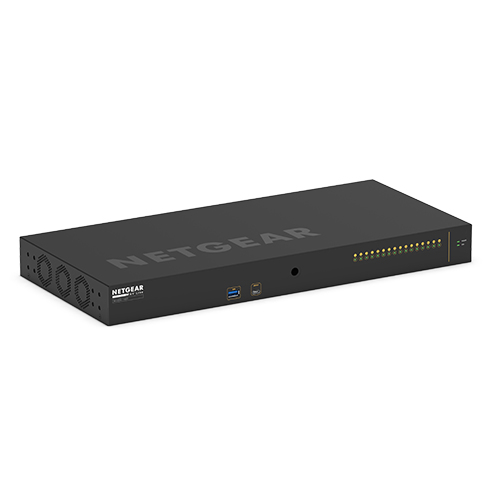 Netgear M4250 16-PORT AV LINE SWITCH M4250-16XF, Managed, L2/L3,  None, Full duplex, Rack mounting, 1U