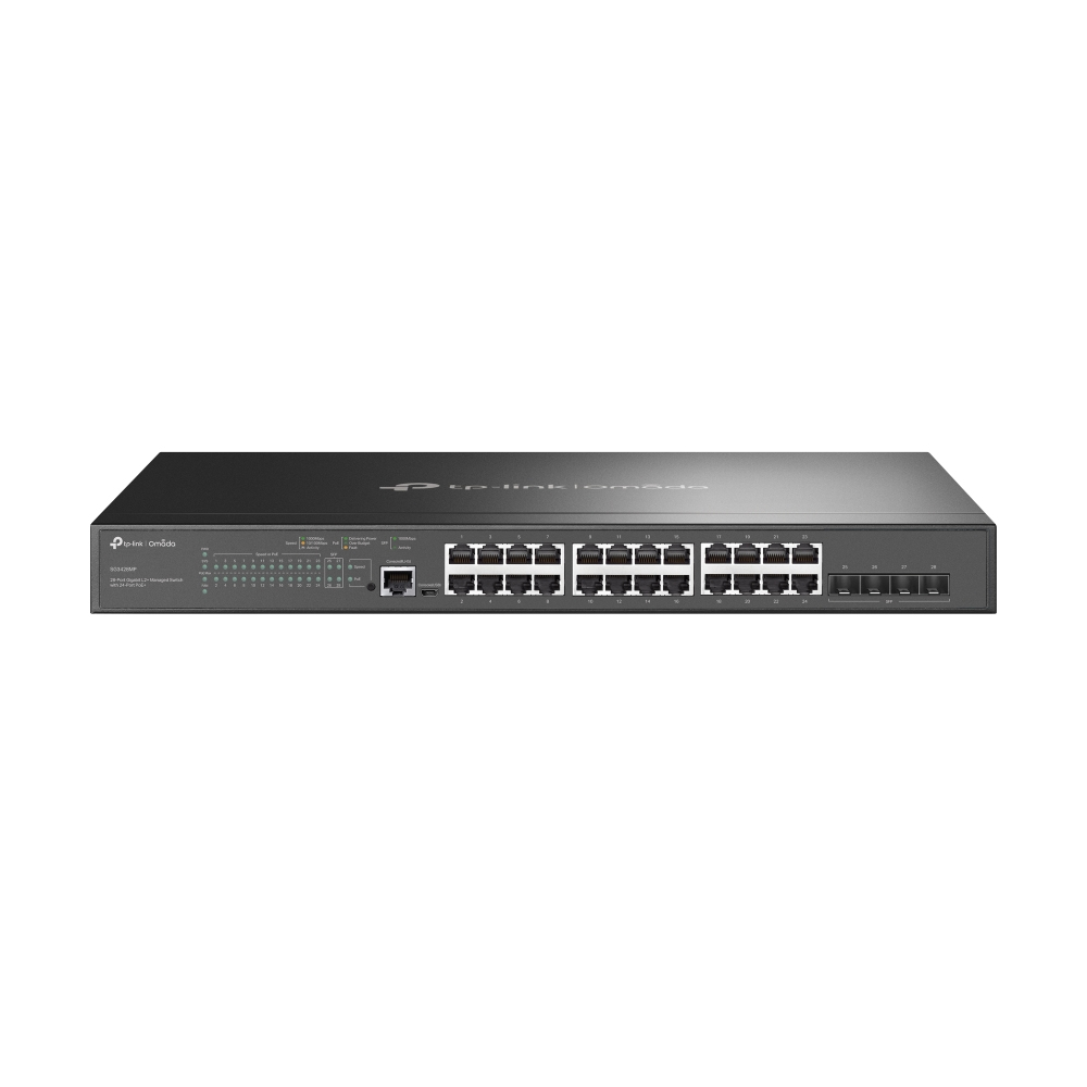 TP-Link SG3428MP | Omada Access Switch | 24x Port | 1Gbit/s | 384W PoE
