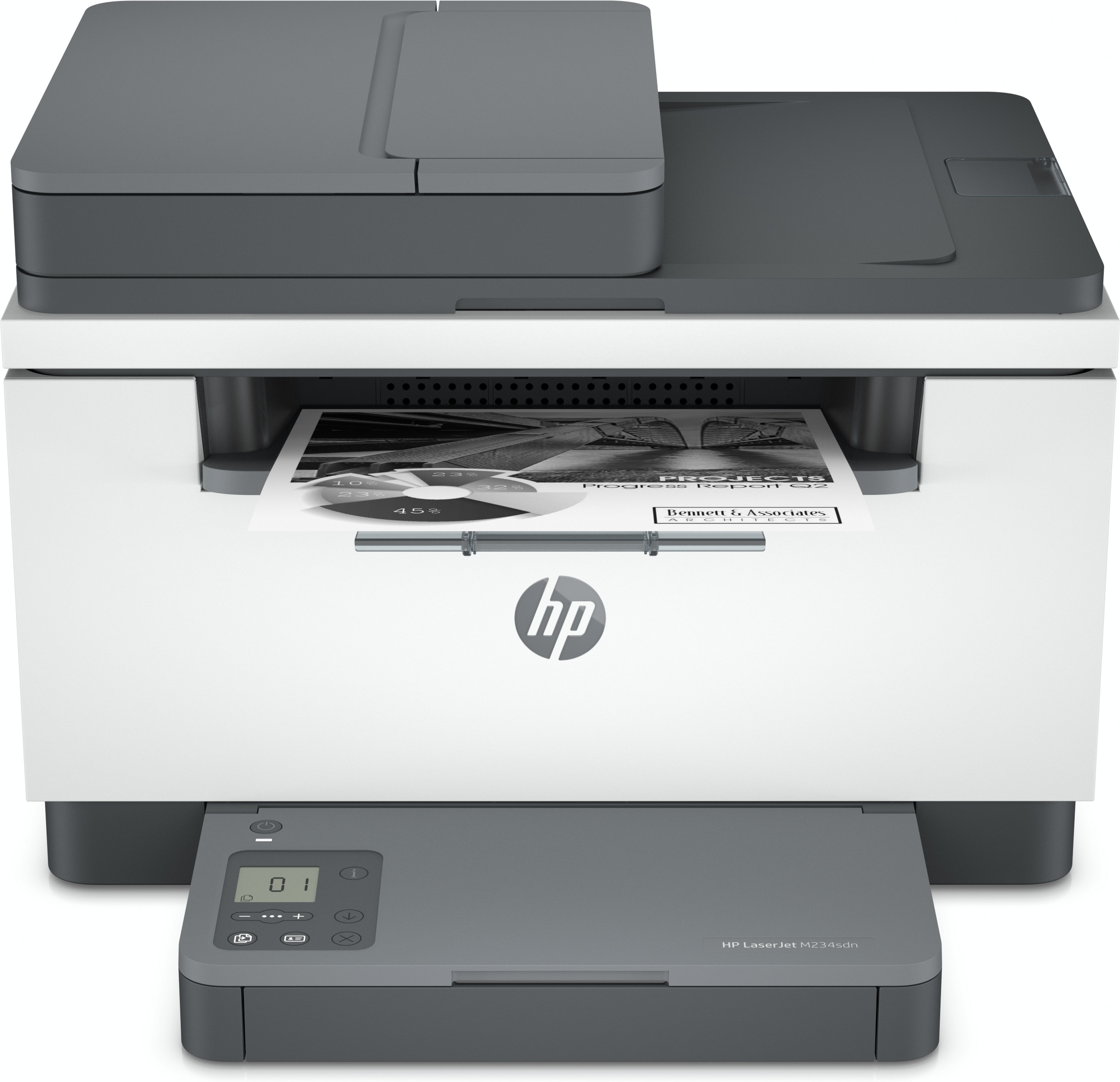 HP Laserjet Mfp M234Sdn Printer,  Black And White, Printer For  Small Office, Print, Copy, Scan, Scan To Email Scan To Pdf