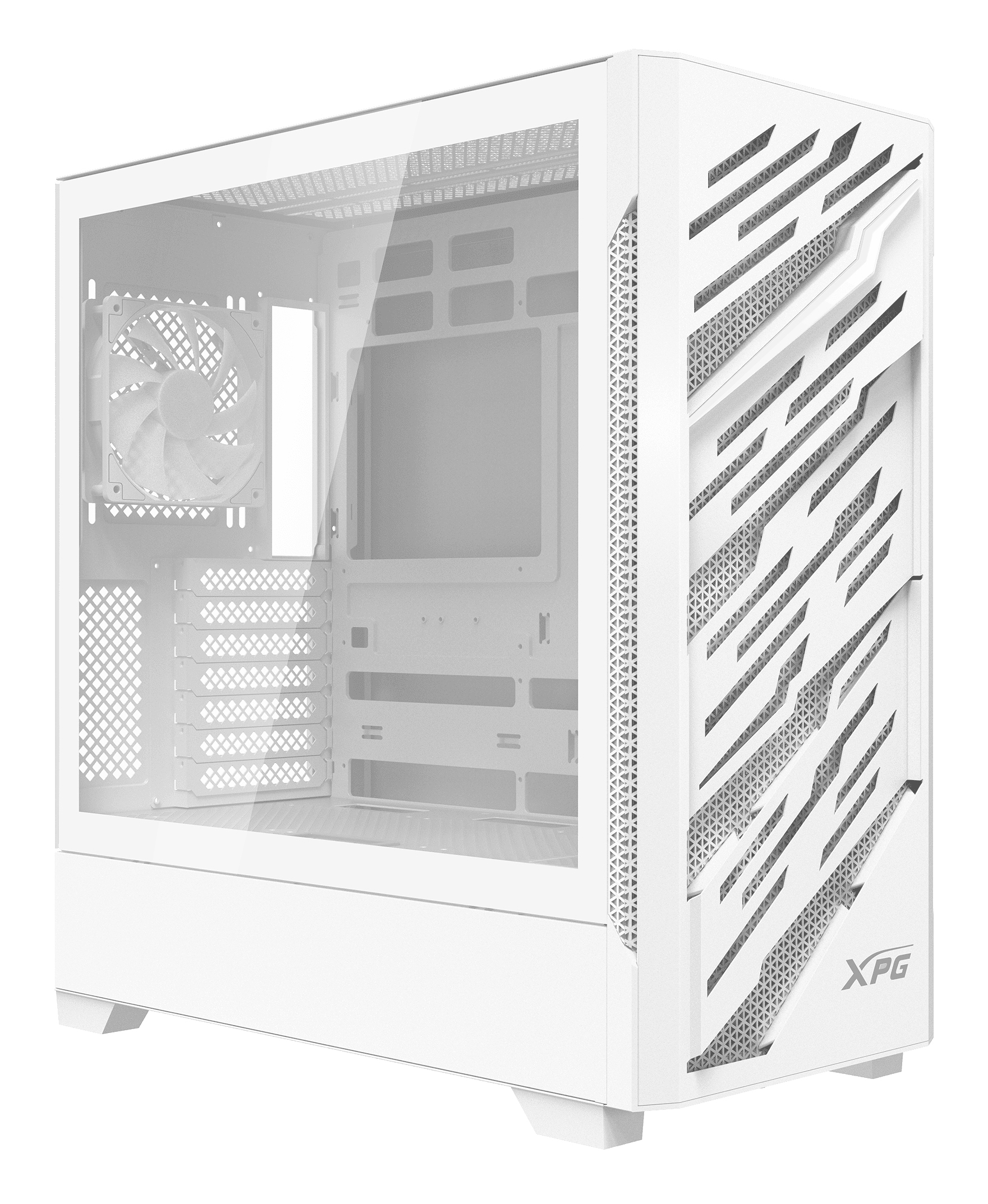 XPG Starker Air BTF Tårn ATX Ingen strømforsyning Hvid