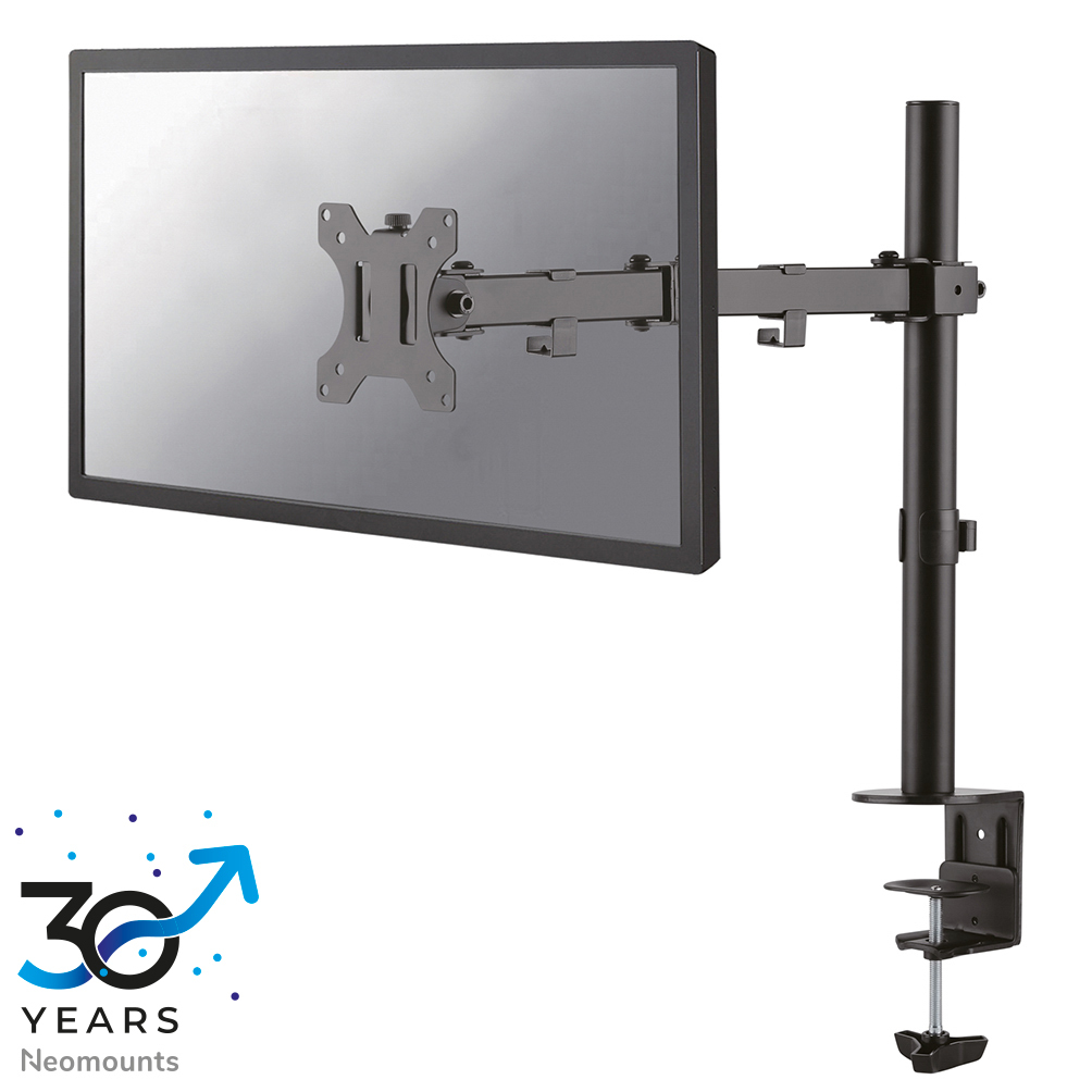 Neomounts FPMA-D550Black, Full Motion  Desk Monitor Arm For 10-32"  Monitors/Displays, Height Adjustable, -Black flat screen desk mount, 8 kg, 25.4