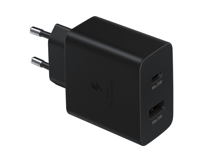 Samsung Power Adapter Duo 35W Netzteil Micro + USB Type-C black