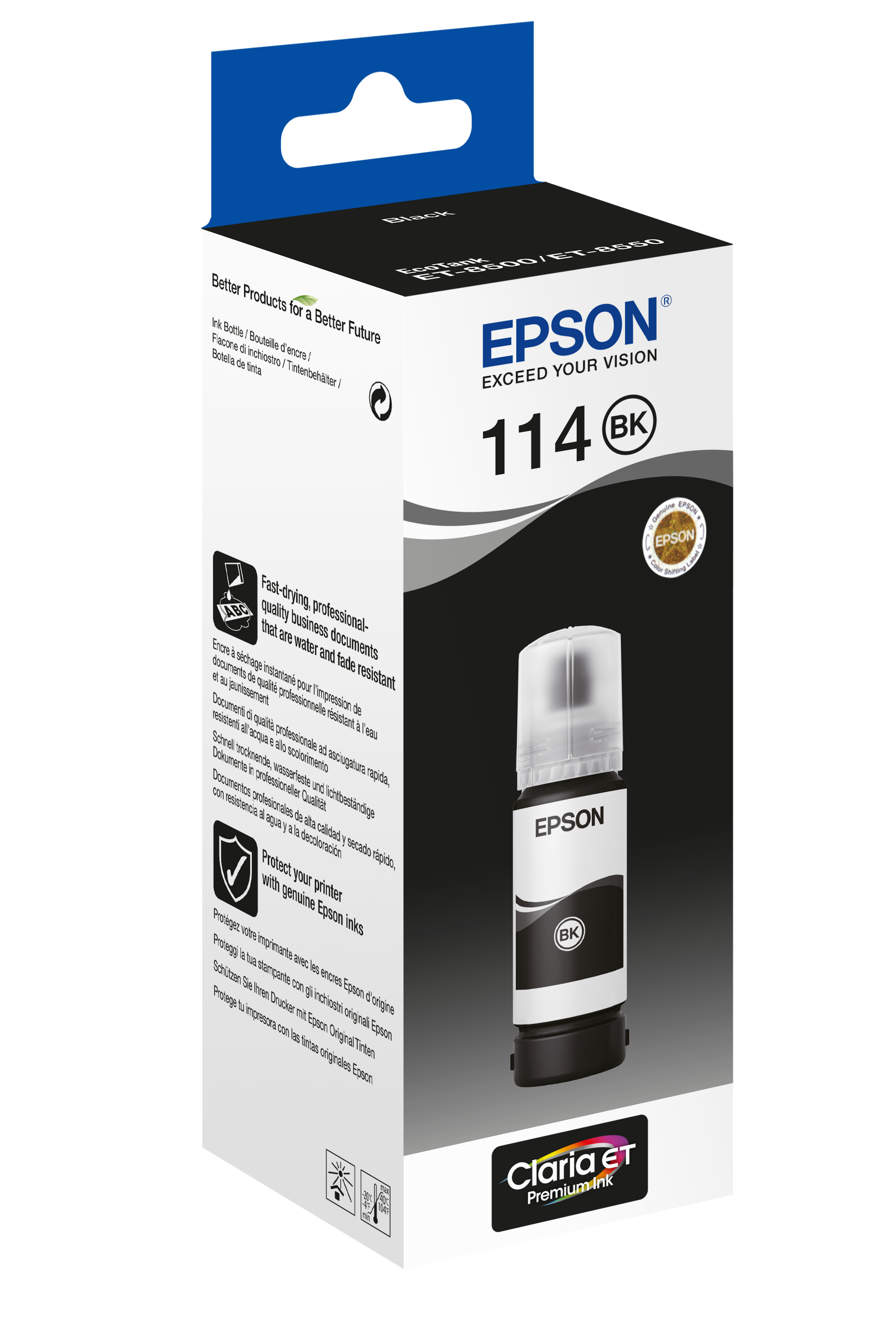 Epson 144 Black Eco Tank Nachfülltinte 70ml
