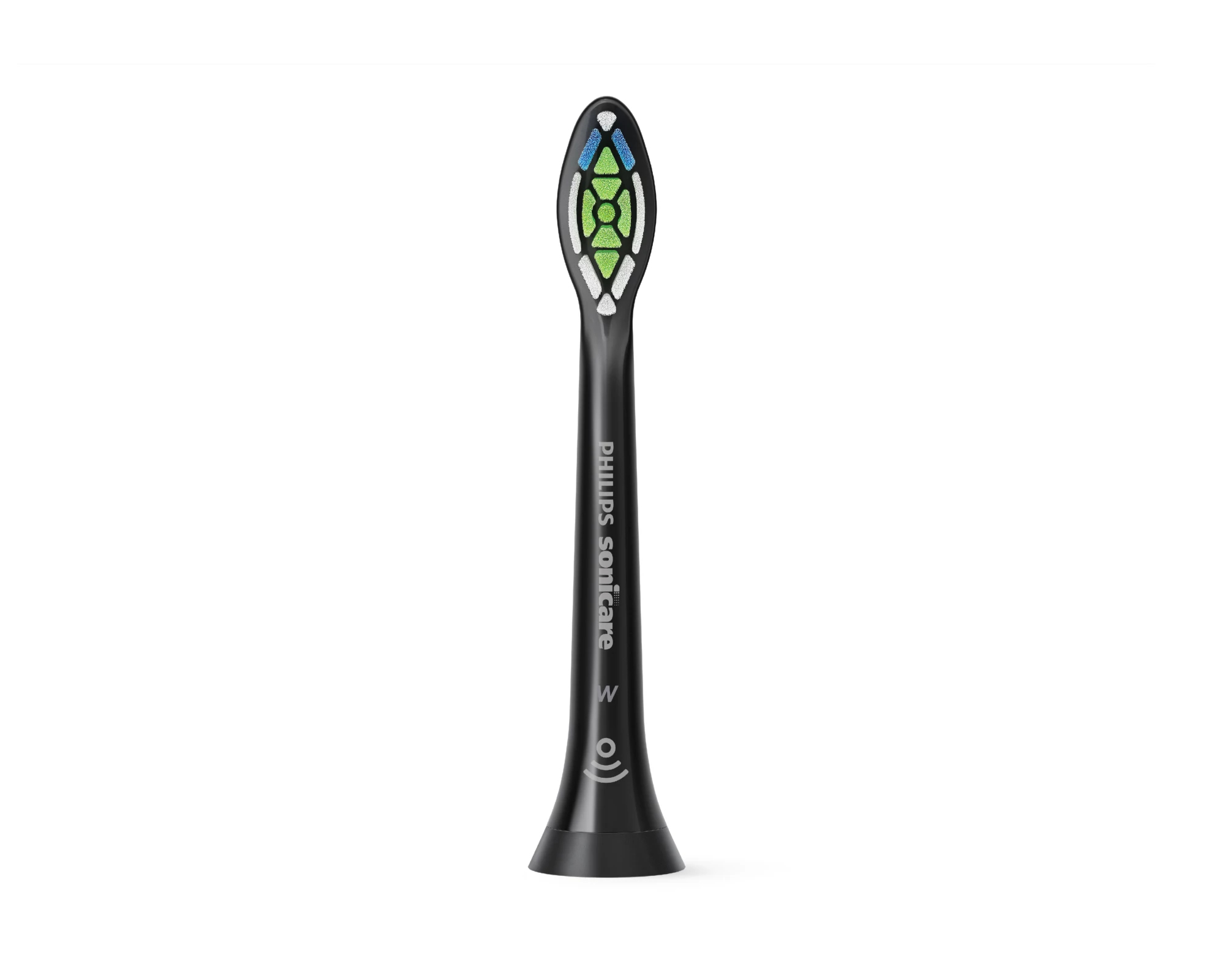 Philips Sonicare W HX6064 Optimal White Ekstra tandbørstehoved 4 Sort