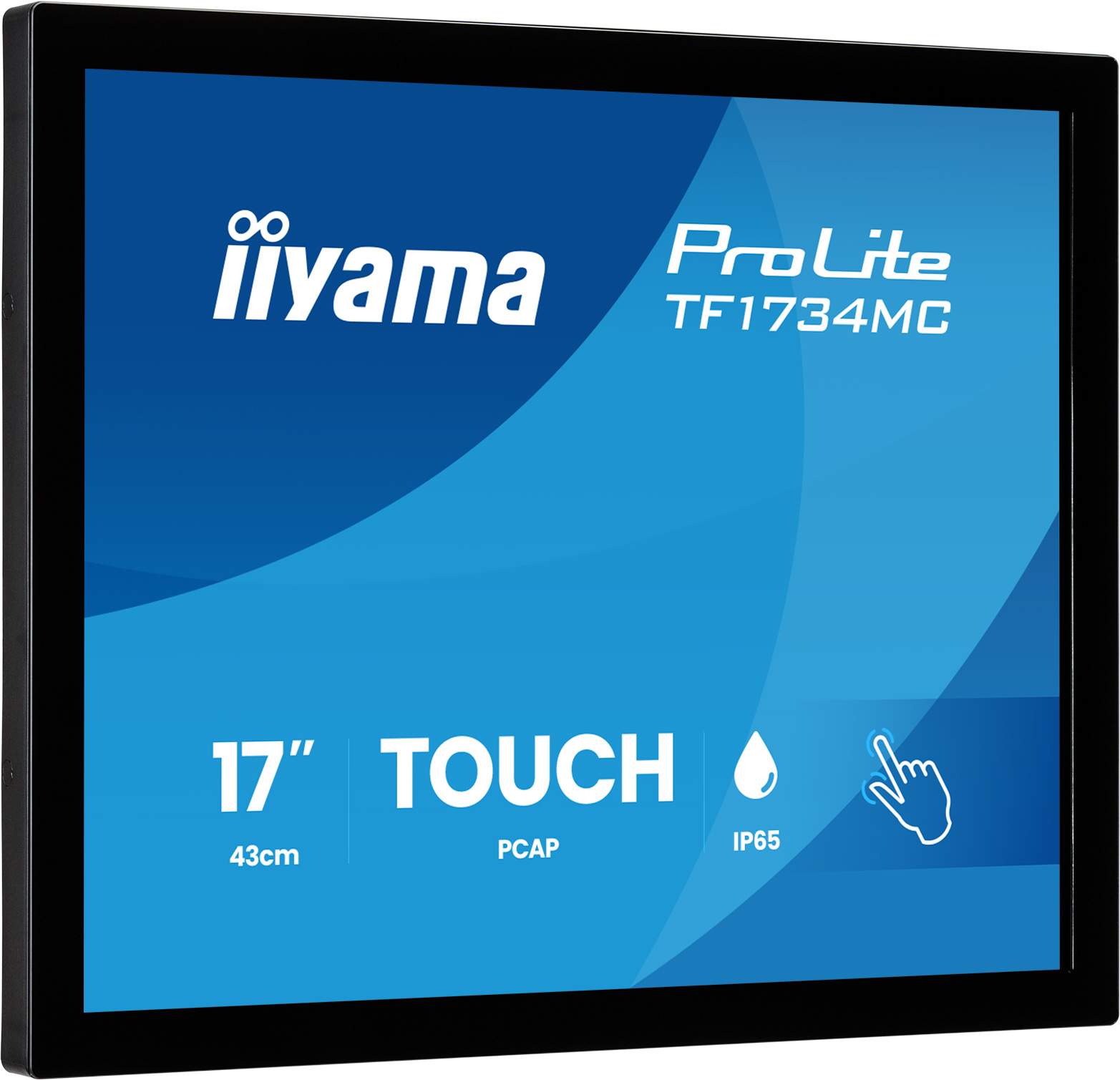 43,0cm/17" (1280x1024) iiyama ProLite TF1734MC-B8X 5:4 TN 5ms 75Hz HDMI DisplayPort VGA VESA Touch Black