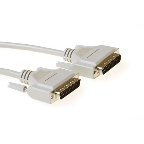 1.8 metre Serial 1:1 connection cable 25 pin D-sub male - 25 pin D-sub male