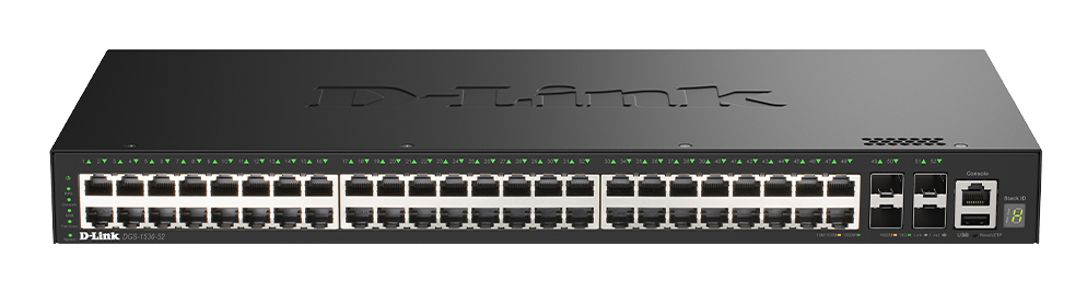 D-Link DGS-1530-52/E 52-Port Smart Manag. GB Switch 4x10G