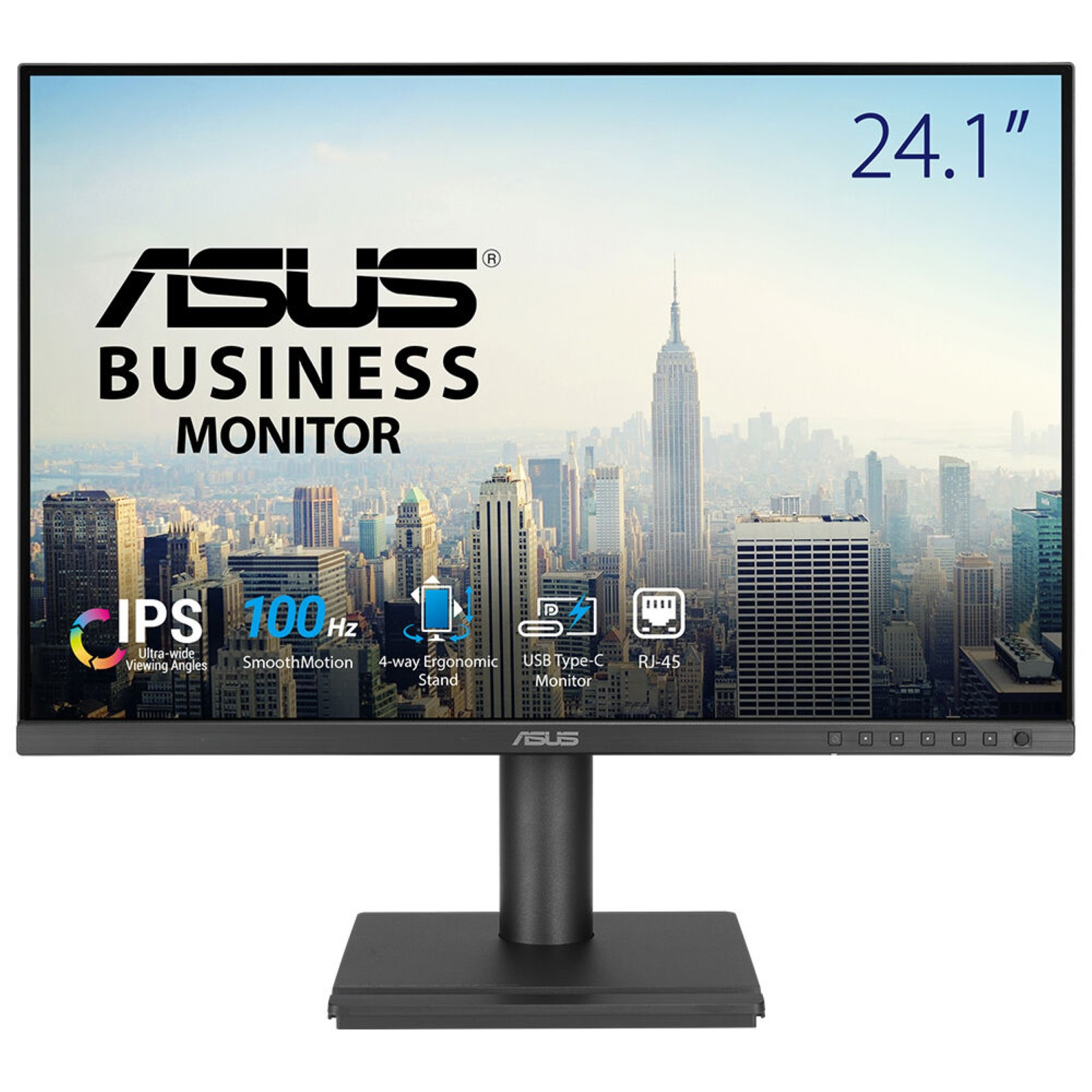 LCD ASUS 24.1"" BE248CFN 1920x1200p IPS 100Hz USB-C docking 96W PD RJ45 DP Daisy-Chain