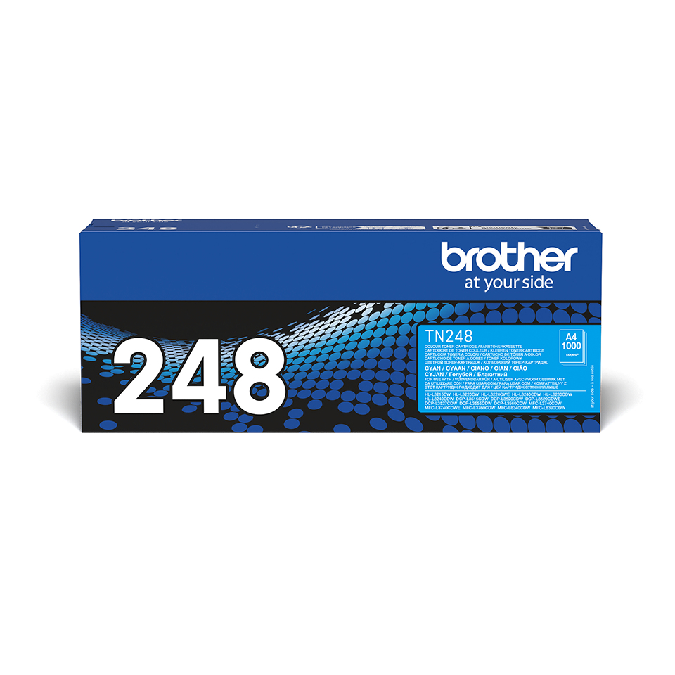 Brother Toner TN-248C Cyan bis zu 1.000 Seiten ISO/IEC 19798