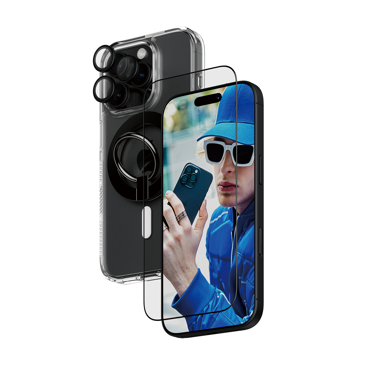 PanzerGlass 4-in-1 Protection Bundle iPhone 16 Pro Skærmbeskytter