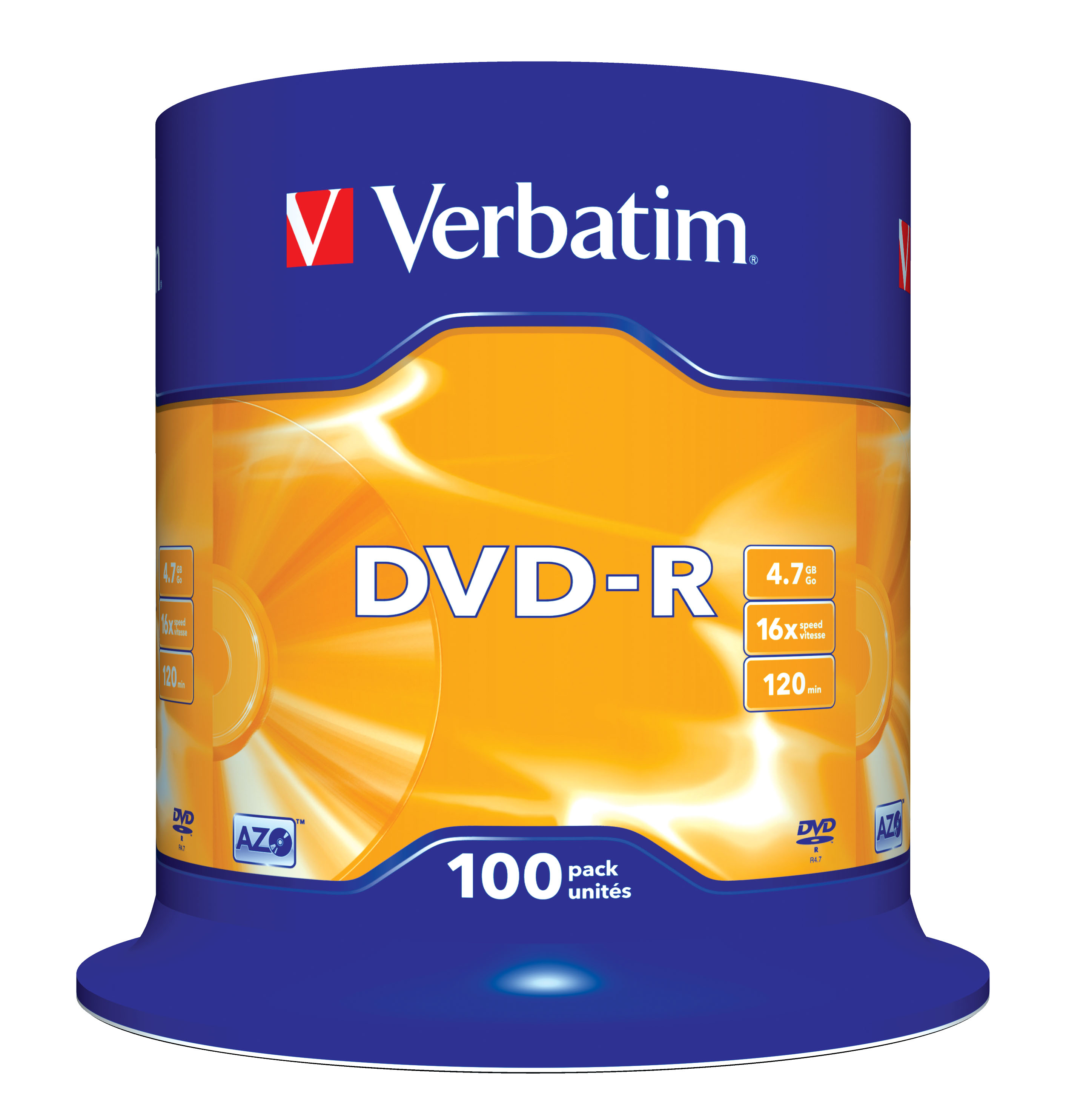 Verbatim 100x DVD-R 4.7GB