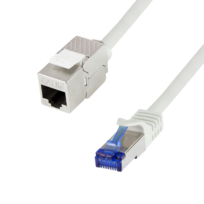 Consolidation point cable, Cat.6A S/FTP, 20m, grey