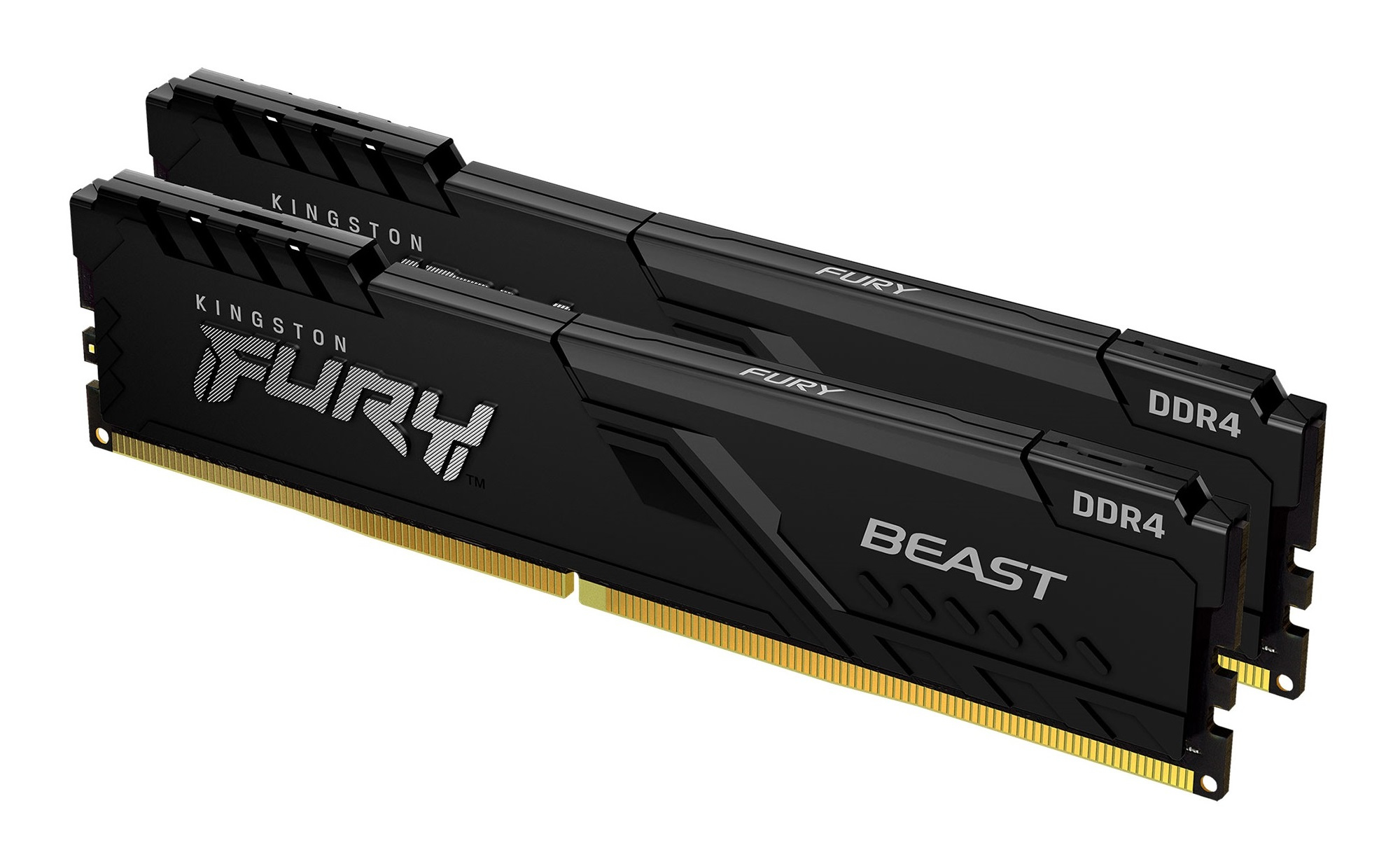 KINGSTON 32GB 3200MHz DDR4 CL16 DIMM Kit of 2 1Gx8 FURY Beast Black