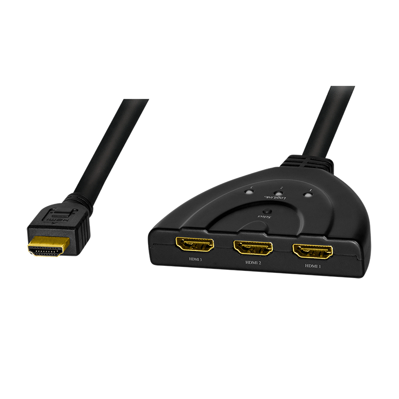 Switch HDMI,3-port,bidirekt(1x3/3x1),4K/30Hz,CEC
