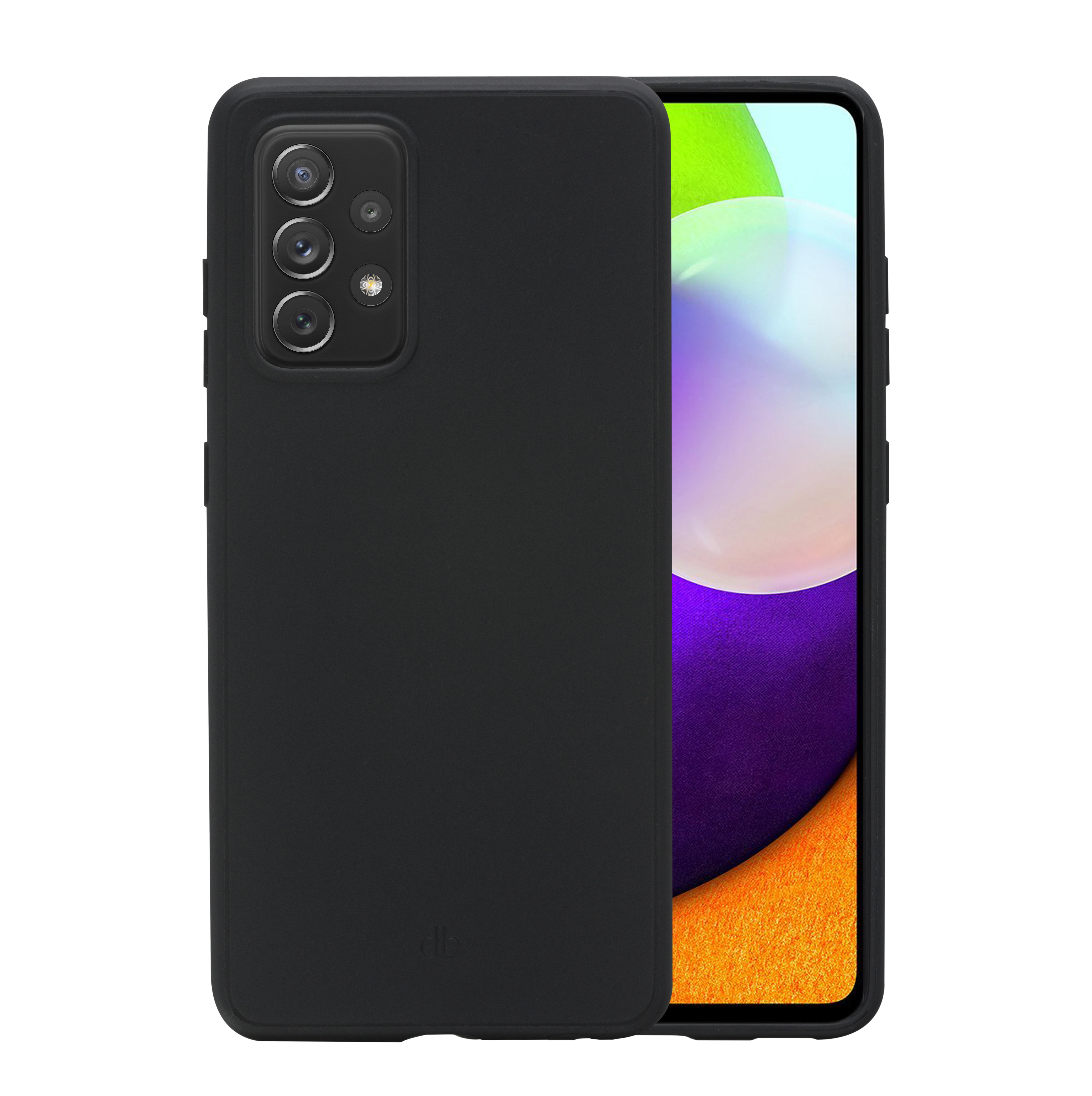 dbramante1928 Nuuk - Bulk - hintere Abdeckung fr Mobiltelefon - 100 % recyceltes thermoplastisches Polyurethan (TPU) - Schwarz - fr Sams.