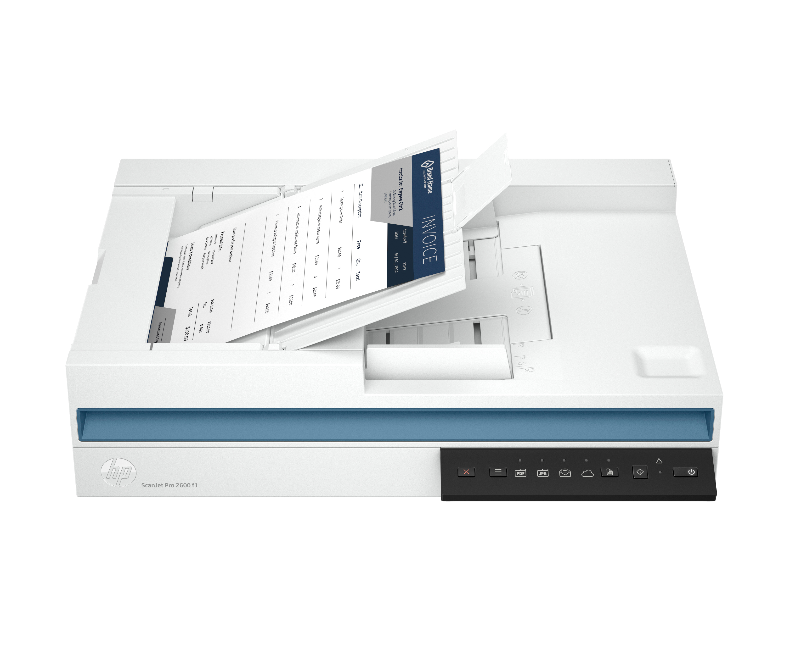 HP Scanjet Pro 2600 F1 Flatbed &  Adf Scanner 600 X 600 Dpi A4  White