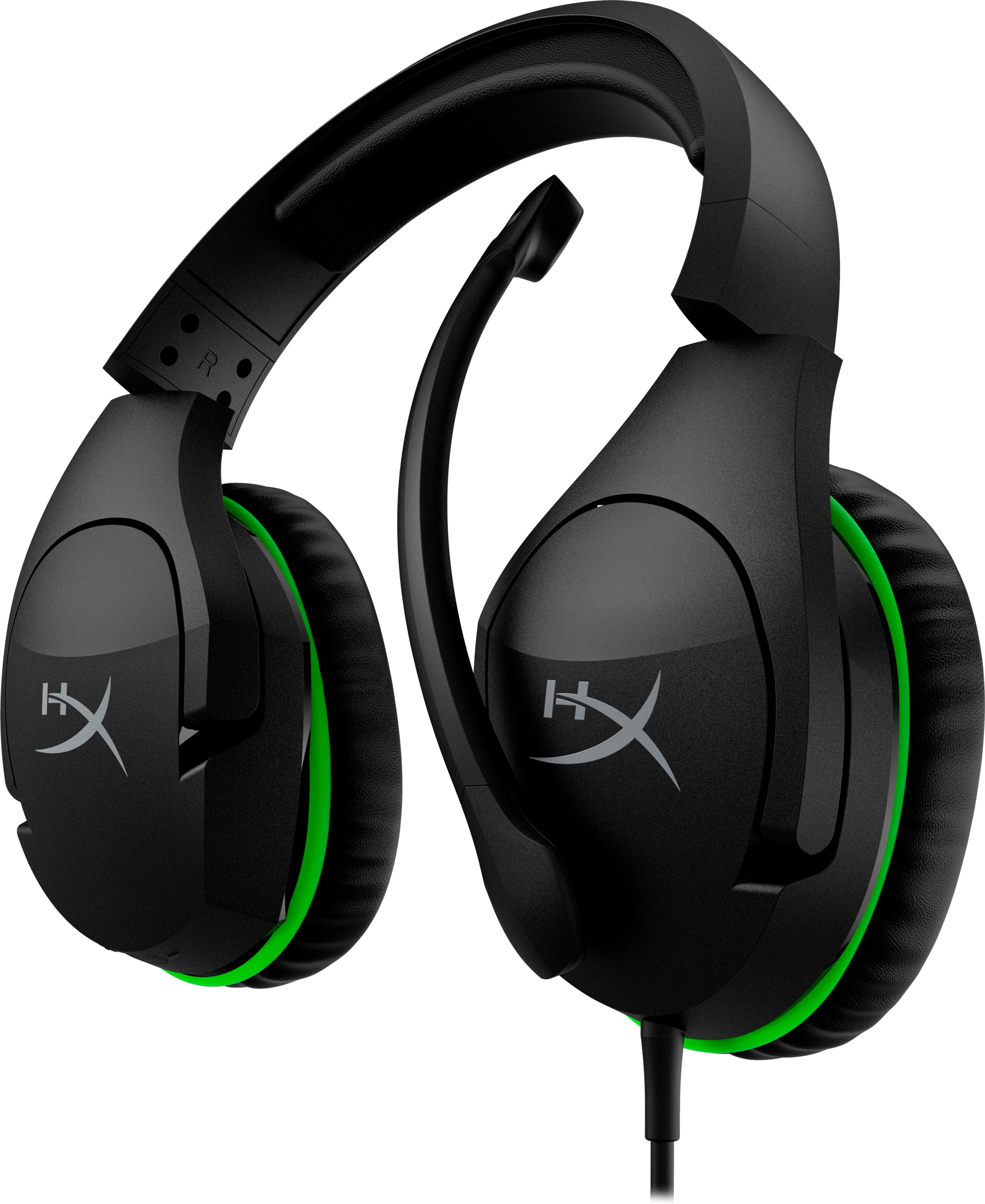 HyperX Cloud Stinger Kablet Høretelefoner Sort Grøn