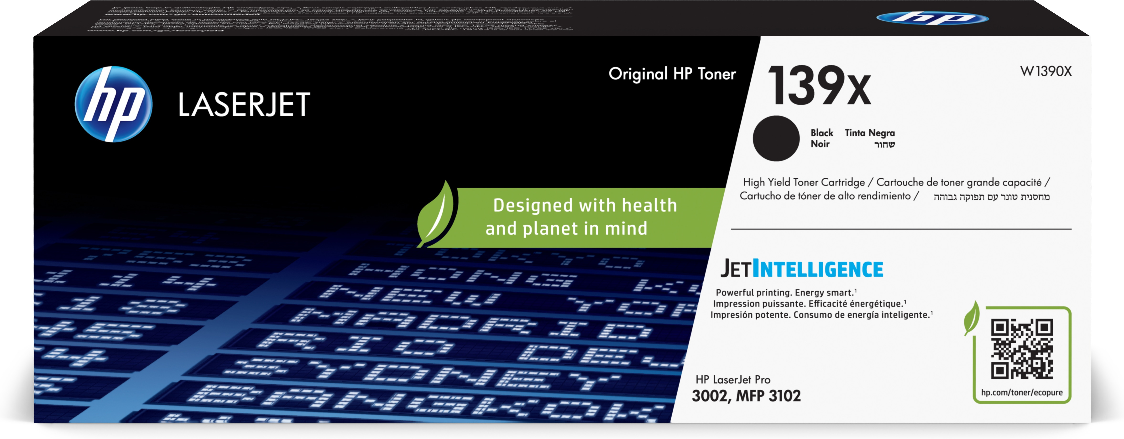 HP 139X - Højtydende - sort - original