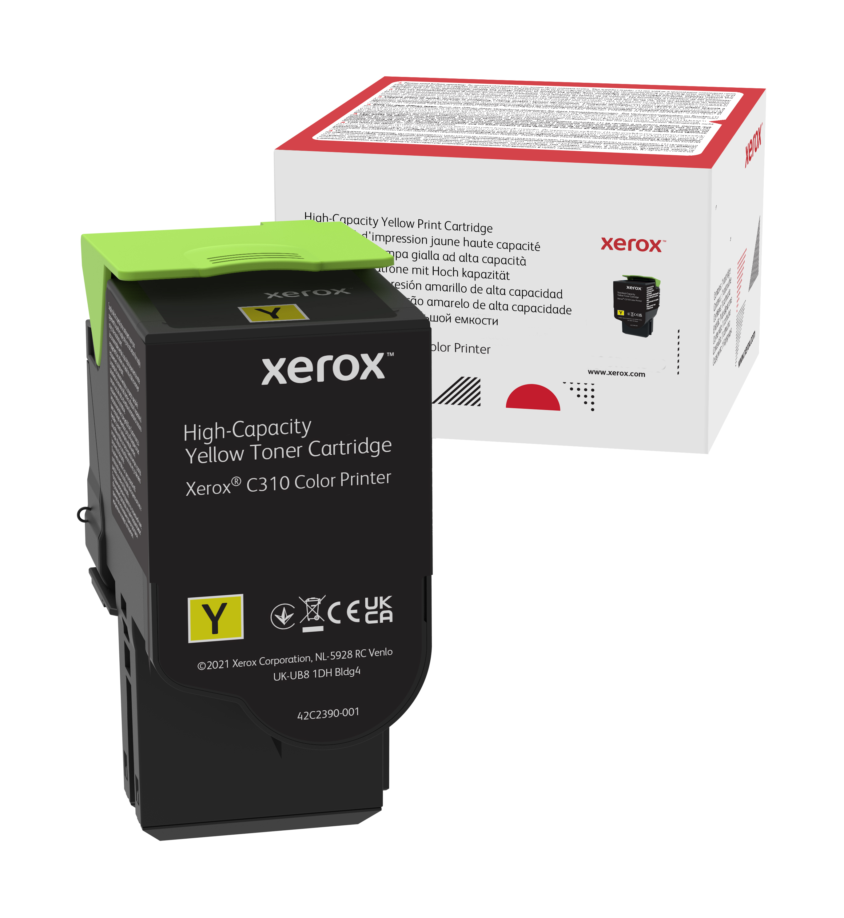 Xerox Toner Yellow HC 5.500 Seiten gemäß ISO/IEC 19798