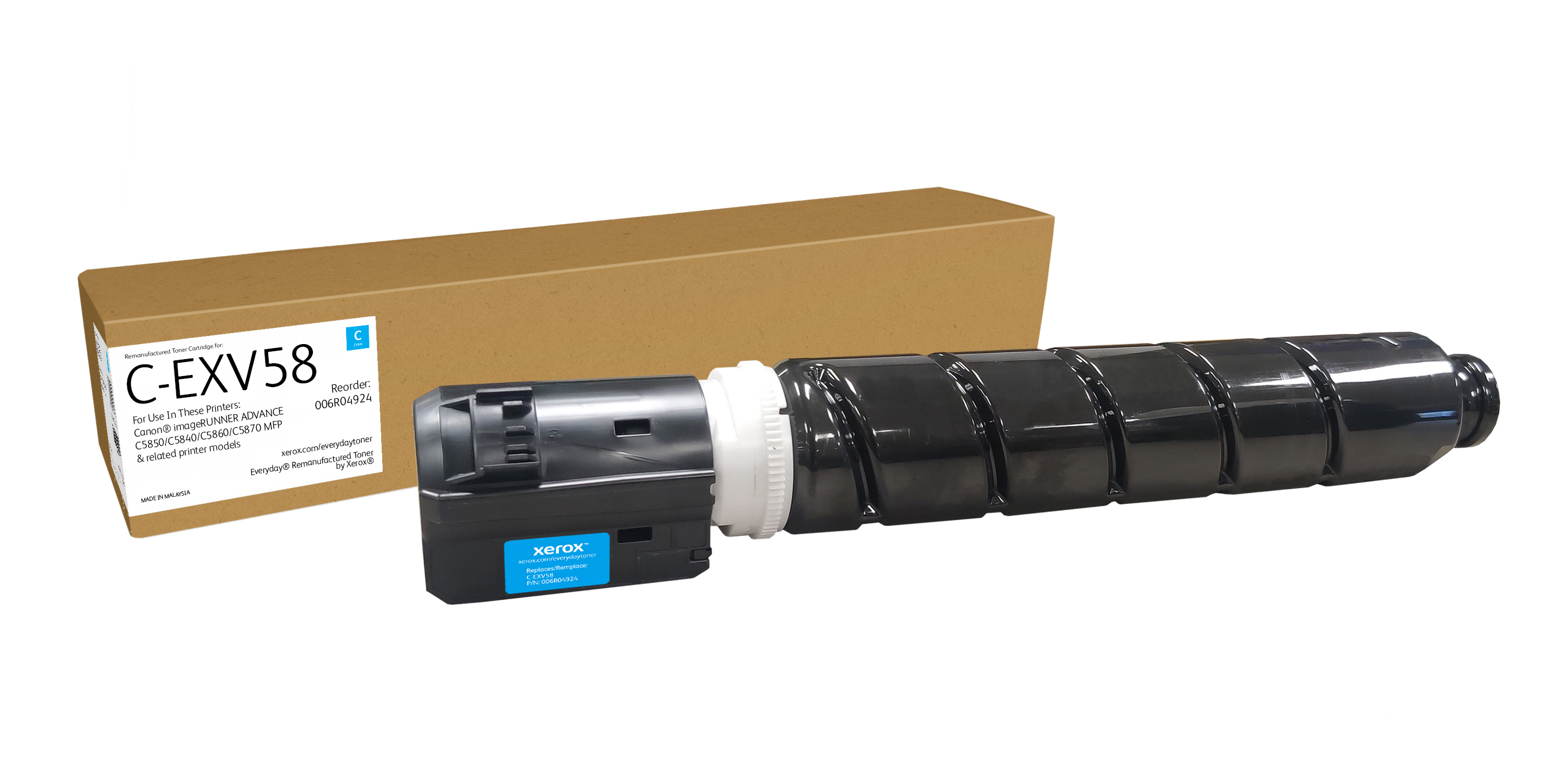 Xerox Toner Everyday Remanufactured Canon C-EXV58 Cyan