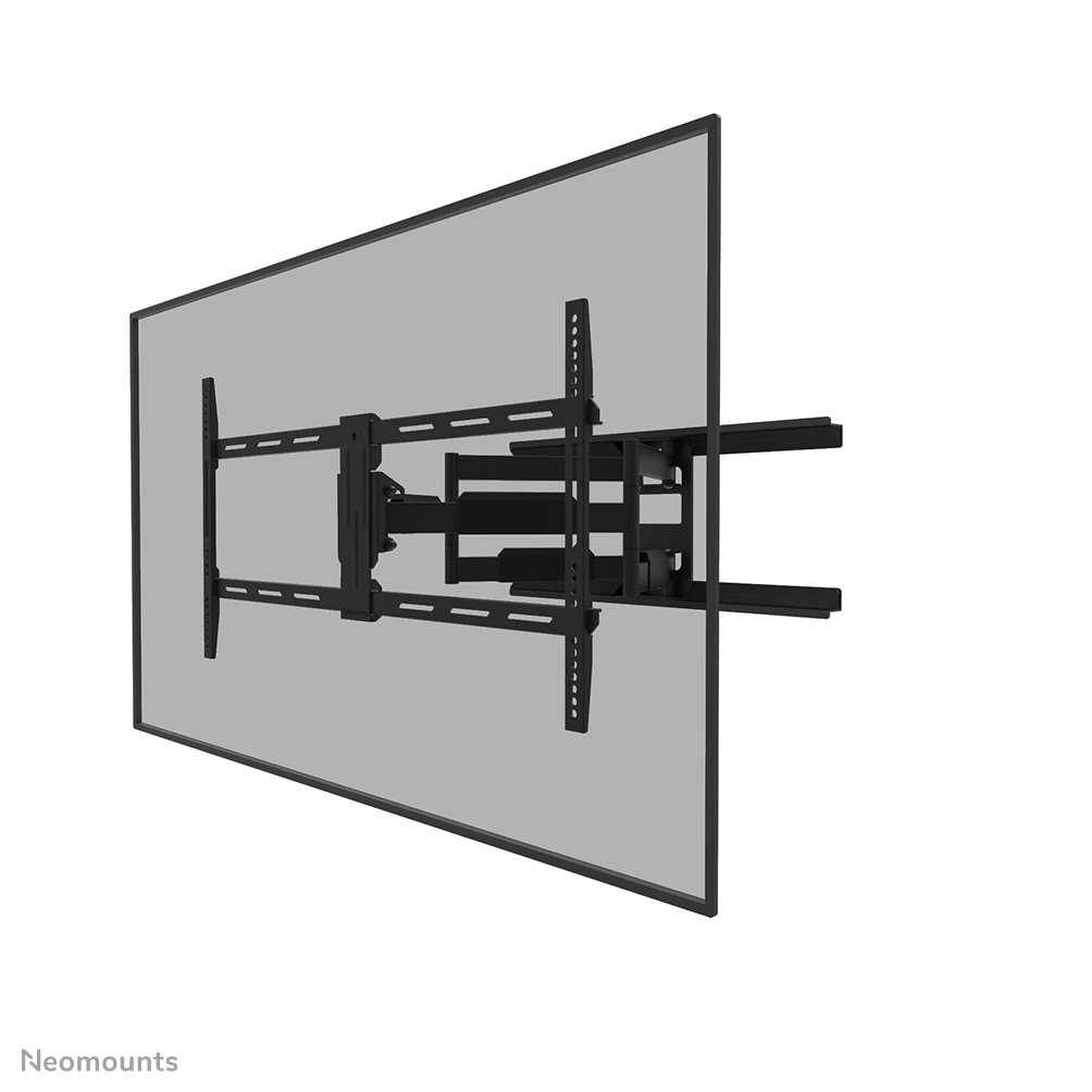 Neomounts WL40-550BL18, Full Motion  Display Mount Wall, 43-75",  Max 45 kg, VESA 200x100-800x400, D:5,5-71 cm, Easy Install-model - Black