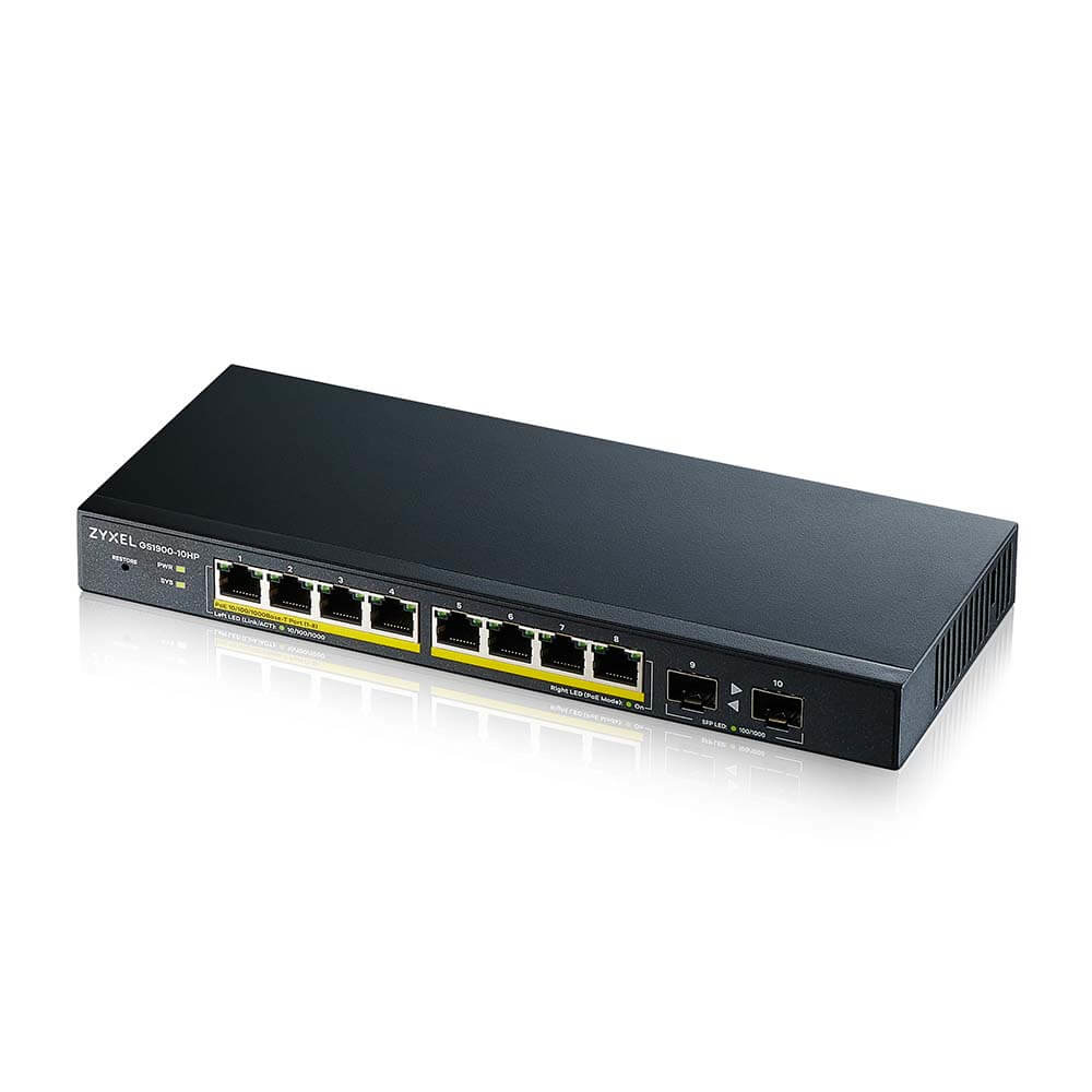 Zyxel GS1900-10HPv2 - switch - smart -