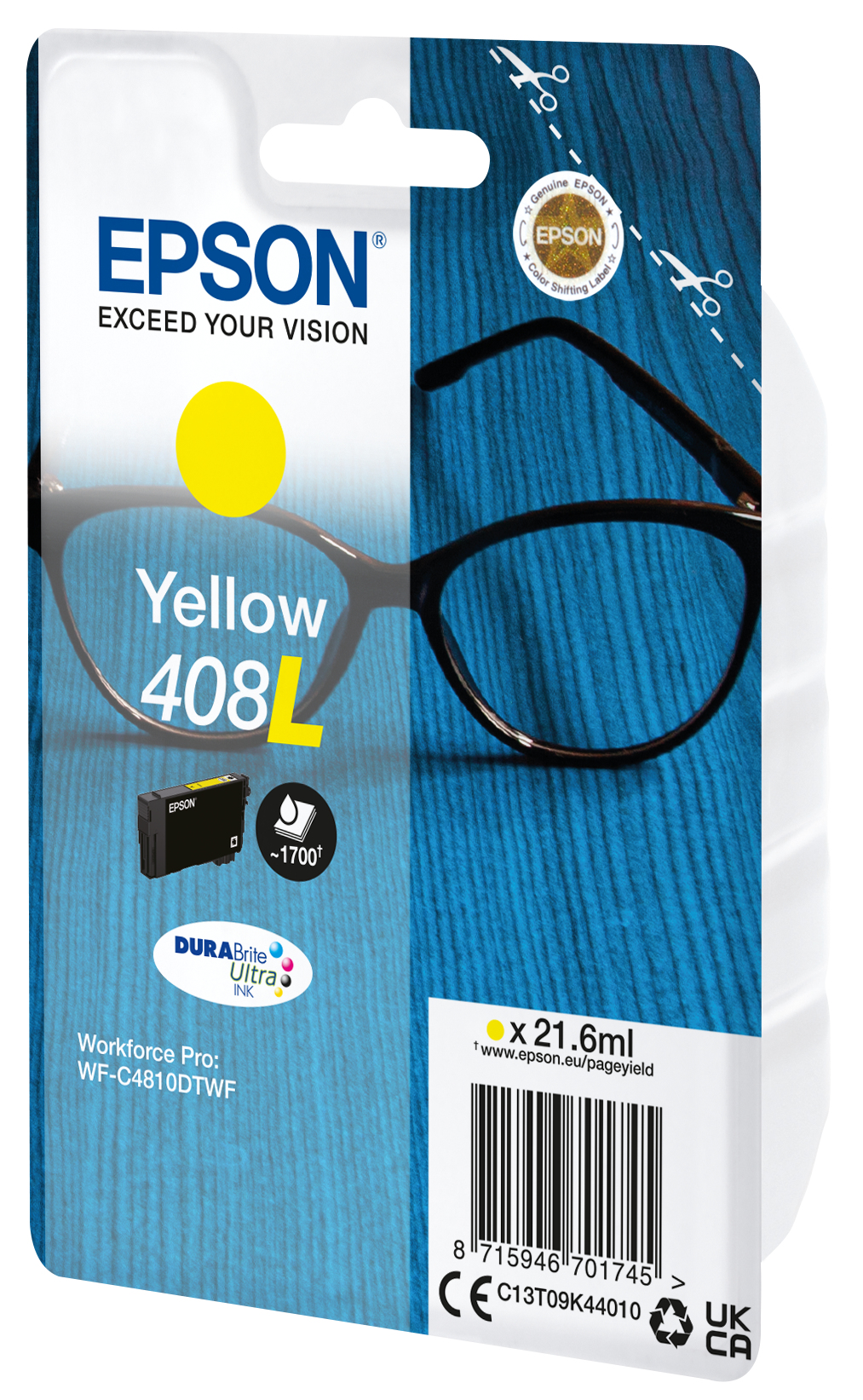 Epson Tinte 408L C13T09K44010 Gelb