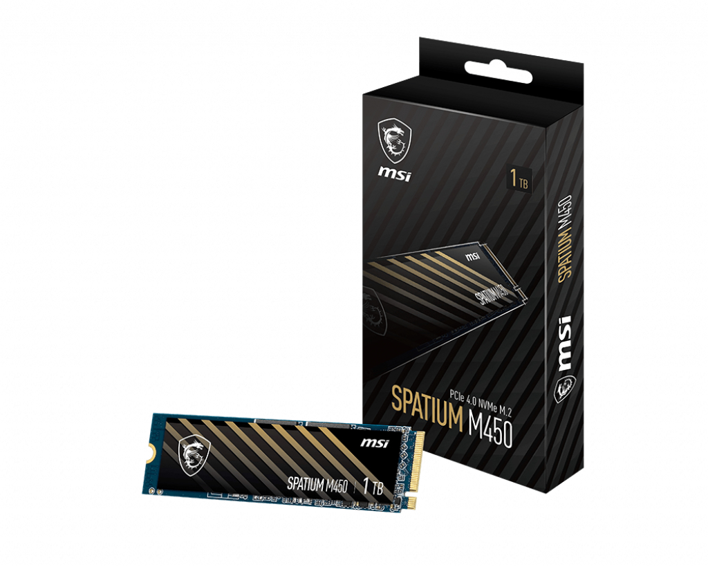 MSI SPATIUM SSD M450 1TB M.2 PCI Express 4.0 x4 (NVMe)