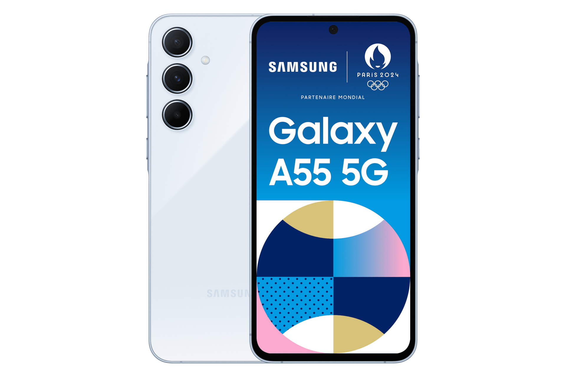 Samsung Galaxy A55 5G 128 GB, Awesome Iceblue