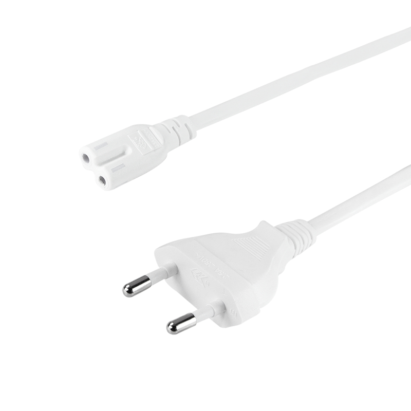 Logilink Power cable, CEE 7/16 to IEC C7, white, 1.8 m
