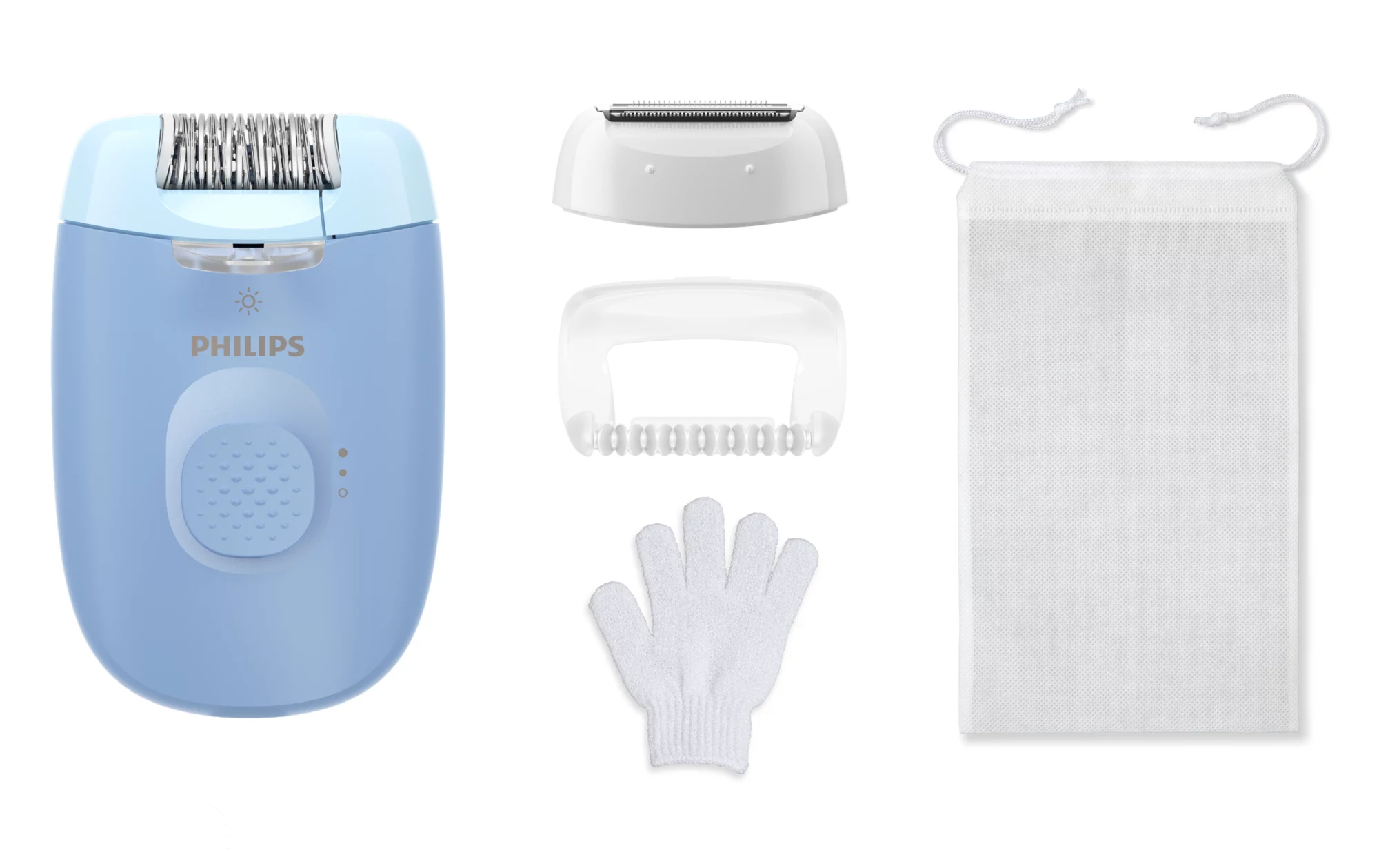 Philips Series 4000 BRE247 Epilator Blå