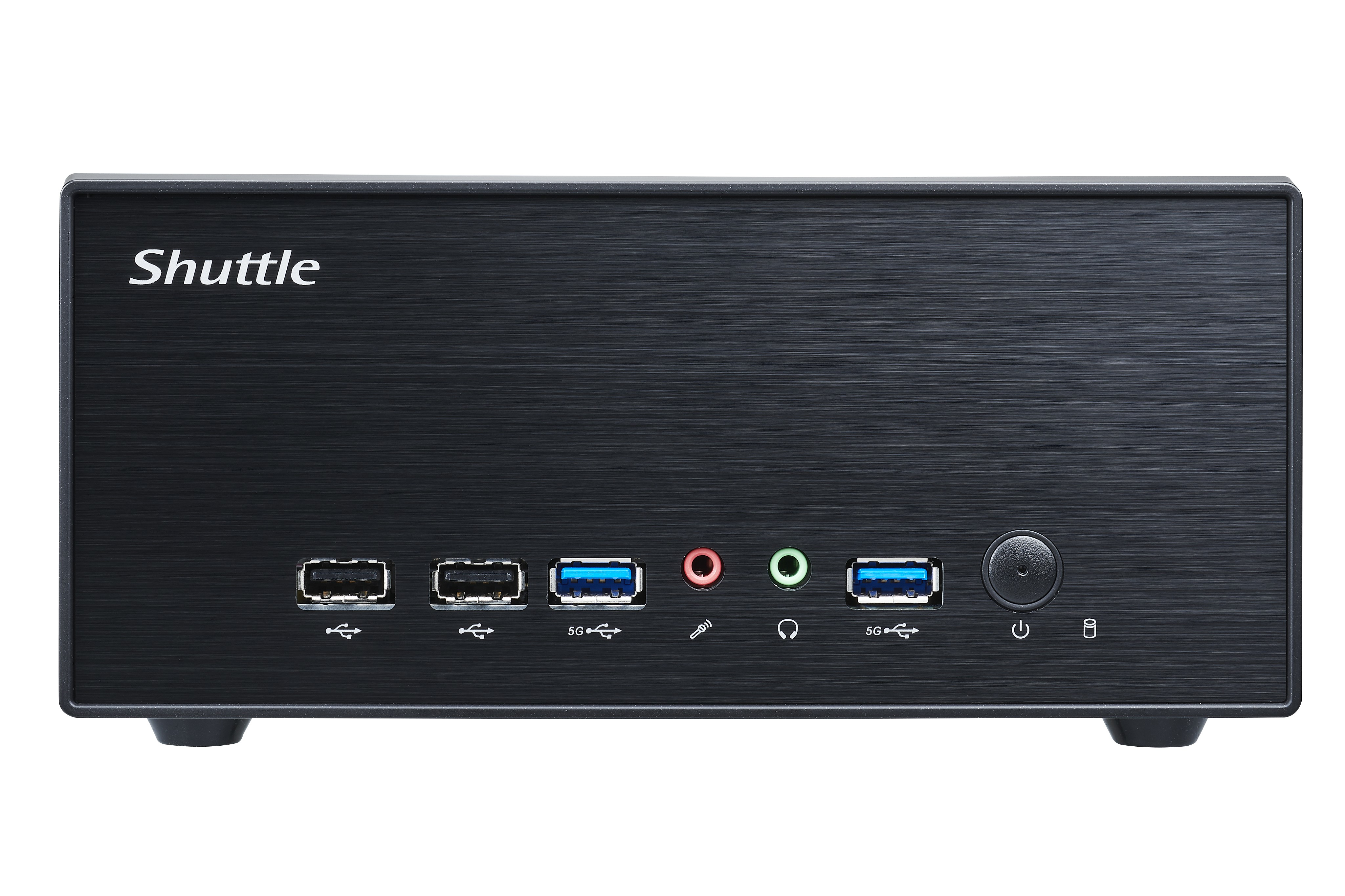 Shuttle XPC Slim XH610G2 Mini PC Barebones Sort