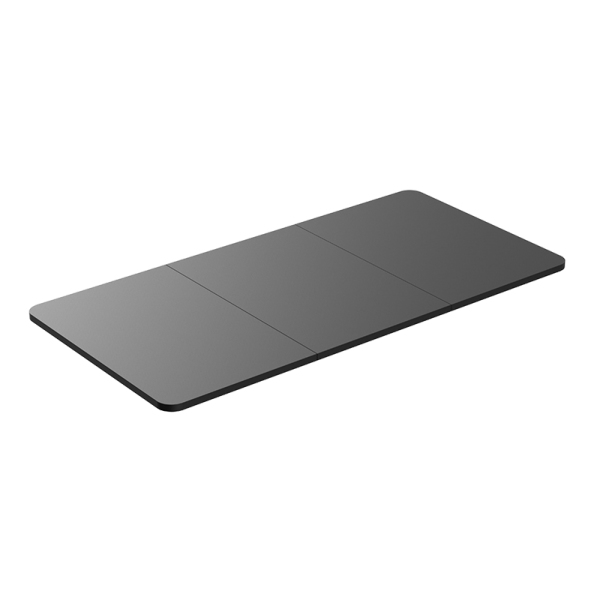 Table Top, 3-piece partioned, 1200x600mm, black