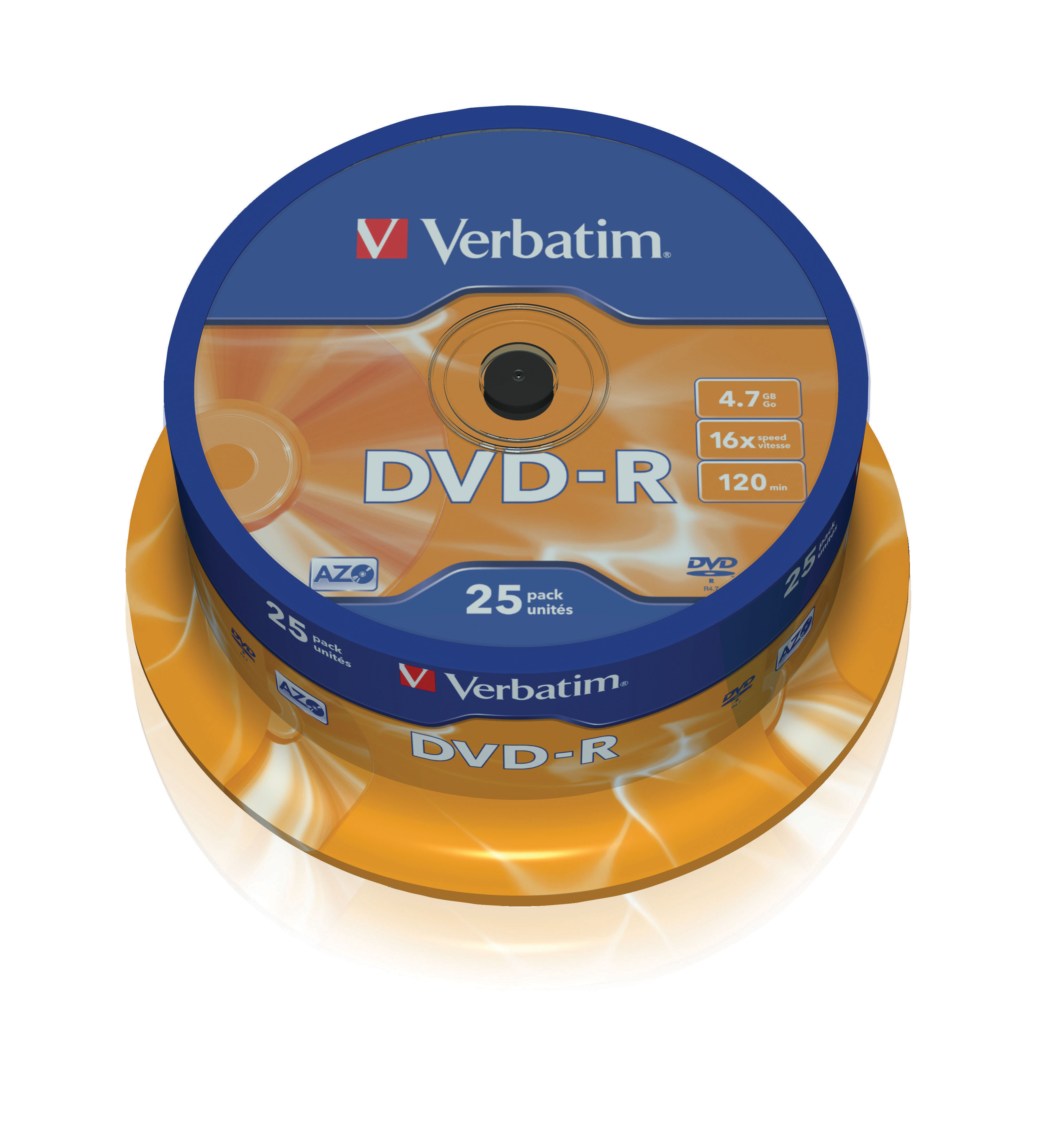 Verbatim - DVD-R x 25 - 4.7 GB - lagri