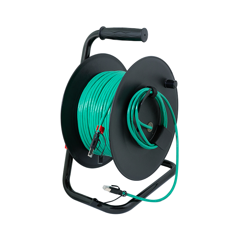 Cat.6A Mobile Cable Reel S/FTP, 80 m, patch cord